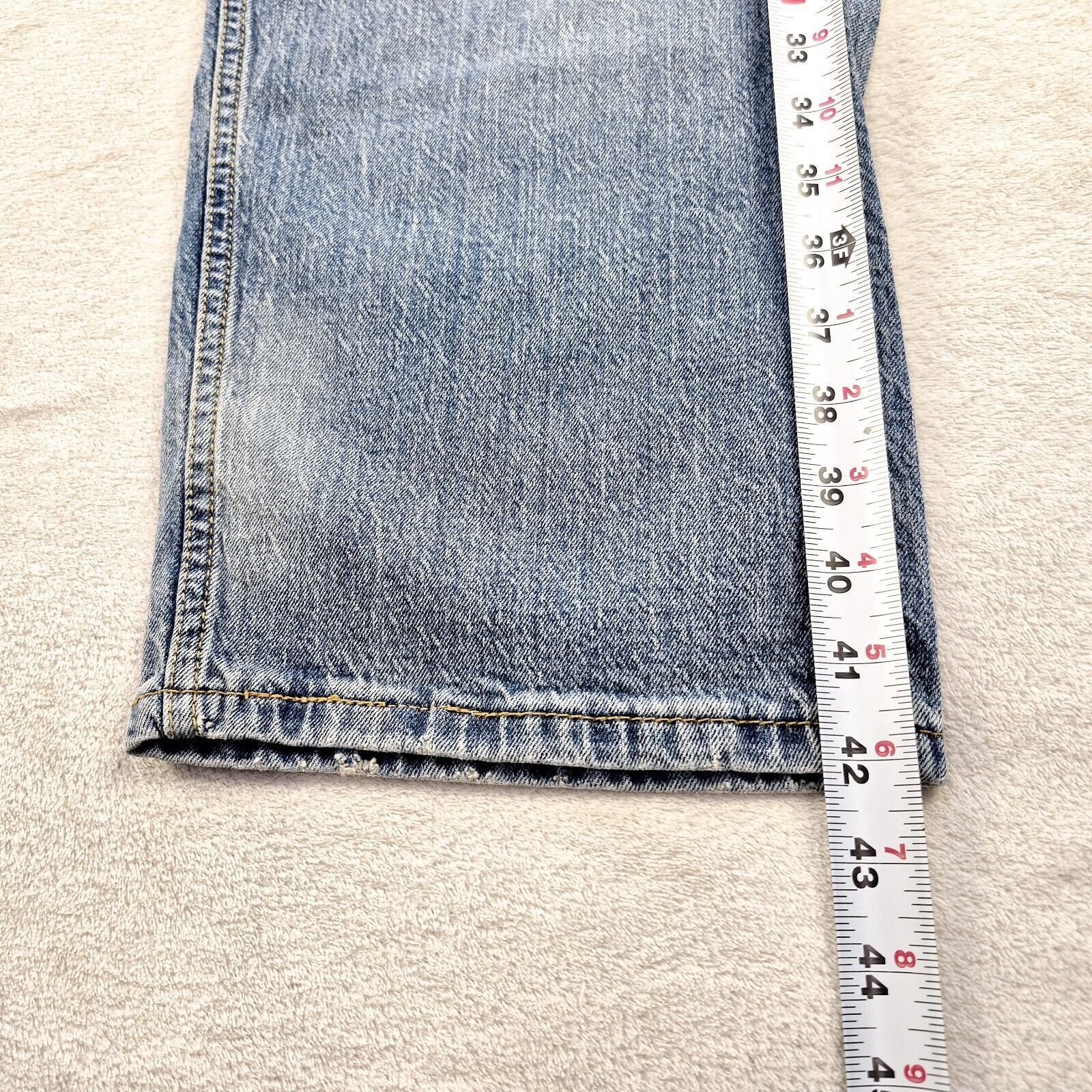 Levi's NEW Levis 505 Men's Light Blue Stretch Fit Denim Jeans 40x30 Size US 40 / EU 56 - 2 Thumbnail