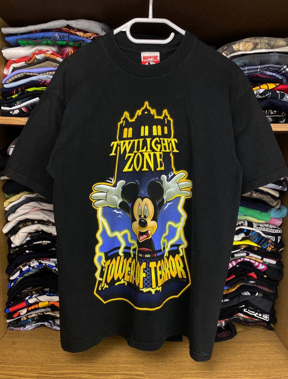 Vintage Mickey Inc Disney The Twilight deals Zone Tower of Terror Mickey Mouse T-Shirt