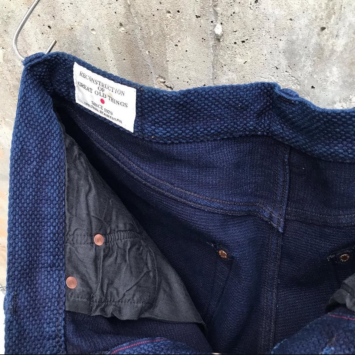 Studio D'Artisan RARE SASHIKO KASE-DYE by STUDIO D'ARTISAN Size US 33 - 12 Thumbnail