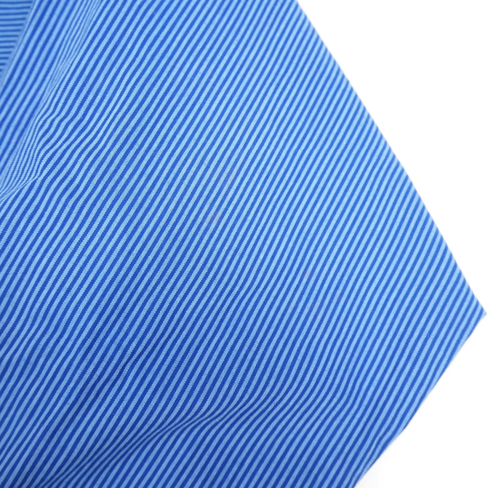 Nautica Nautica Dress Shirt Blue Striped Button-Down Long Sleeve 16.5 34/35 Long 100% Cotton Mens Shirt Size 42R - 6 Thumbnail