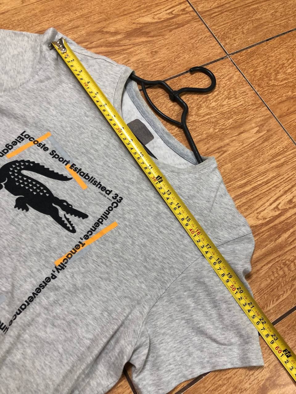 Lacoste Lacoste Sport Short Sleeve T-Shirt Casual Big Print Logo Size US L / EU 52-54 / 3 - 8 Thumbnail