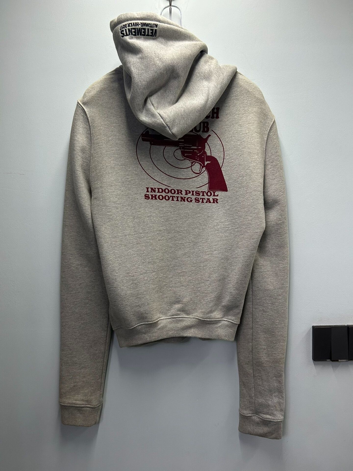 Vetements Vetements Gray Hooded Sweatshirt Size M Size US M / EU 48-50 / 2 - 1 Thumbnail