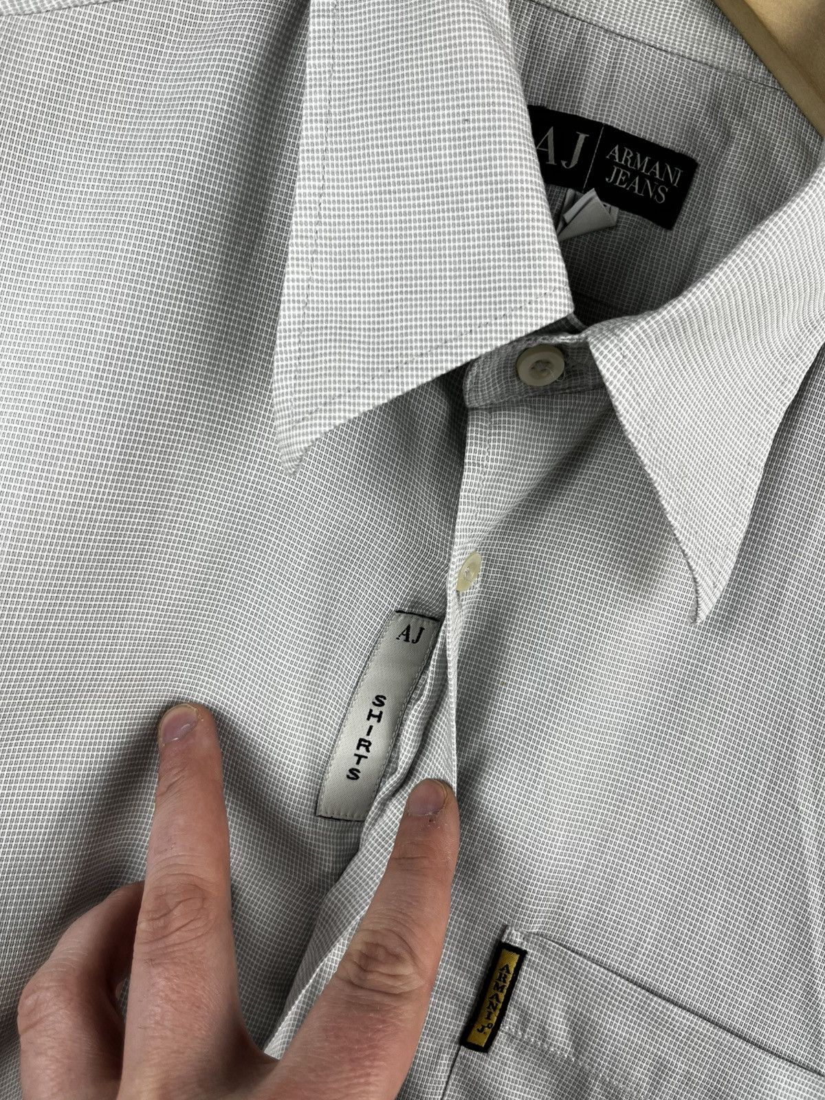 Armani Armani shirt vintage Size US XXL / EU 58 / 5 - 3 Thumbnail