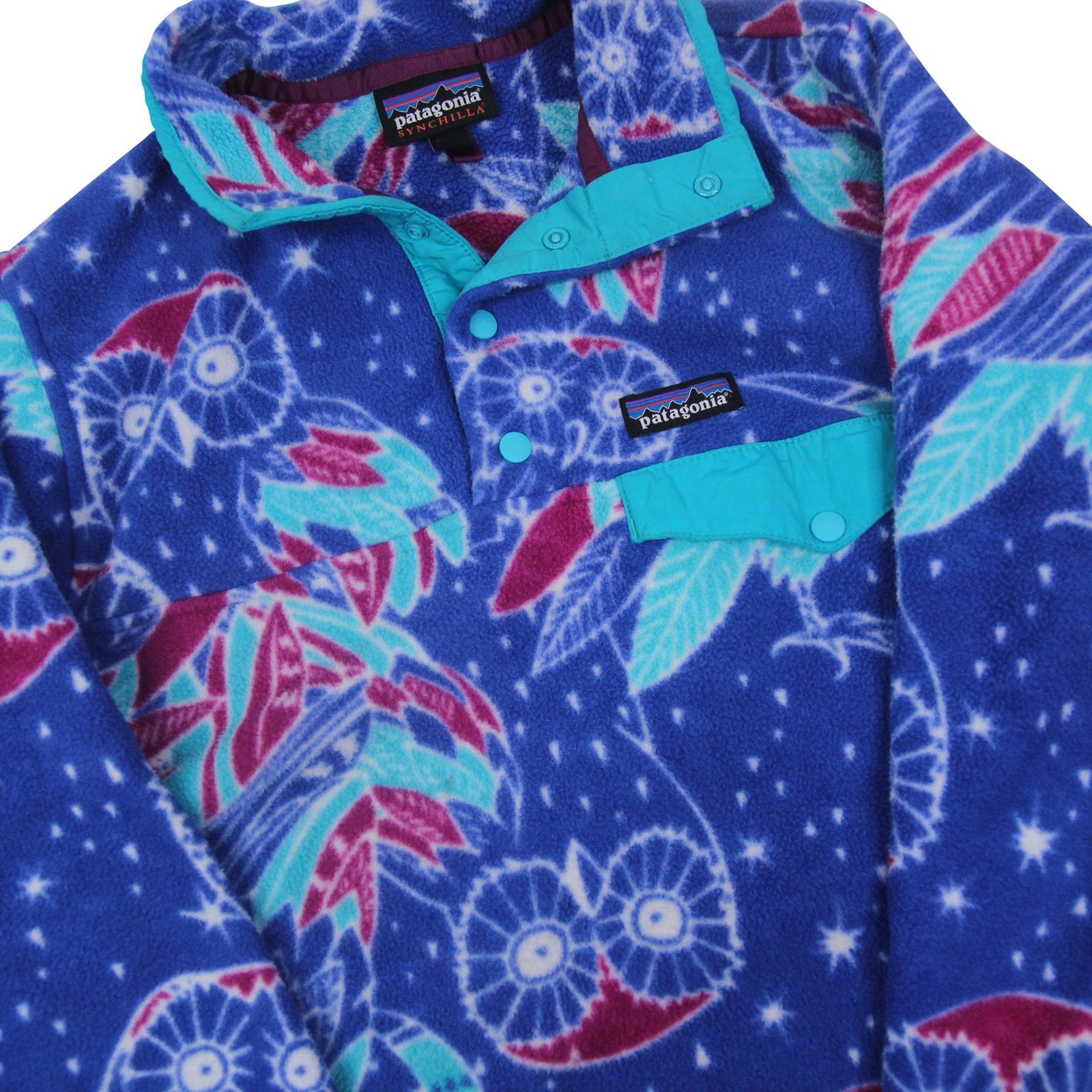Patagonia Patagonia Synchilla "Harvest Moon" Allover Owl Print Sweater Size M / US 6-8 / IT 42-44 - 3 Thumbnail