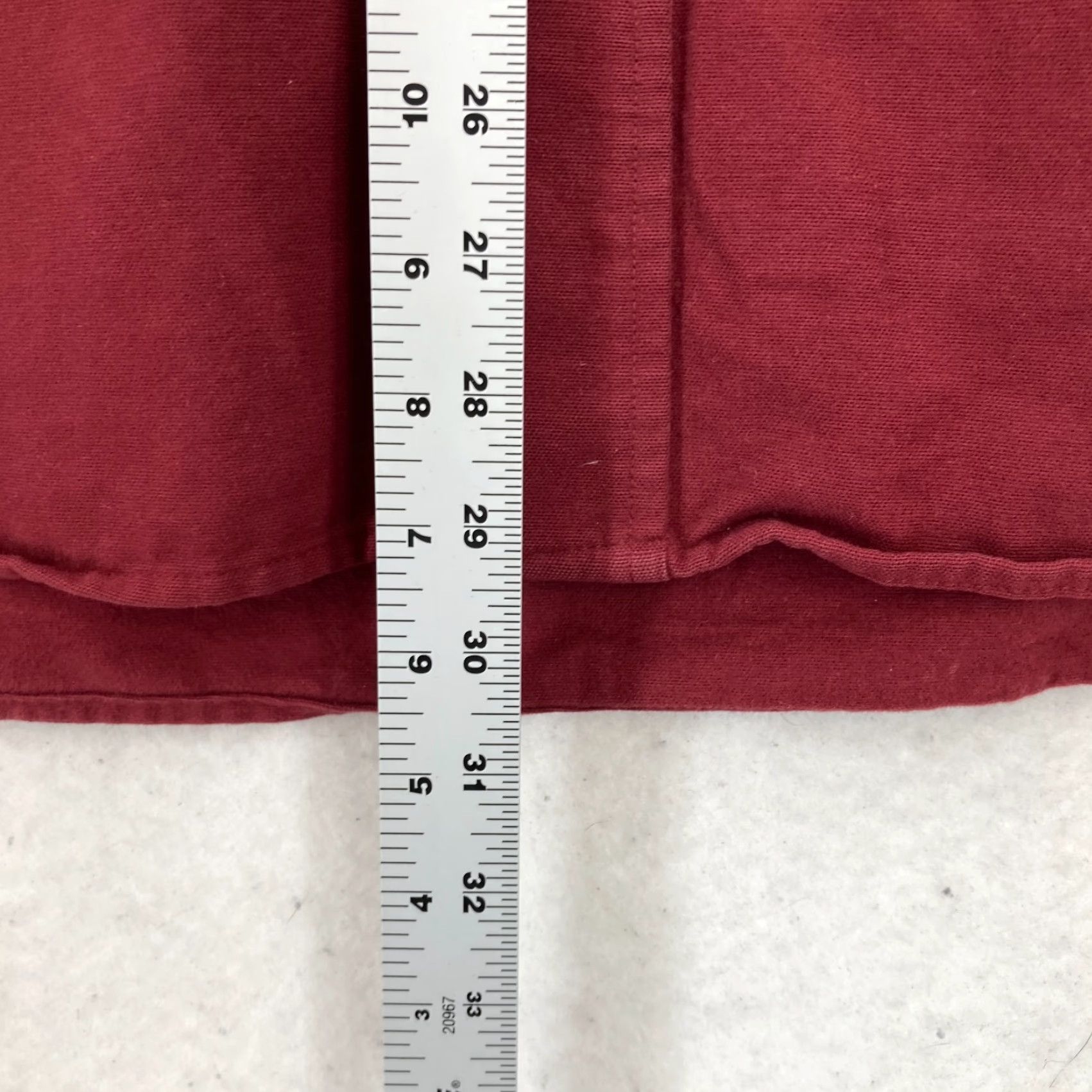 Vintage L.L. Bean Chamois Cloth Shirt Mens Large Red Flannel Pockets Long Sleeve Hiking Size US L / EU 52-54 / 3 - 7 Thumbnail