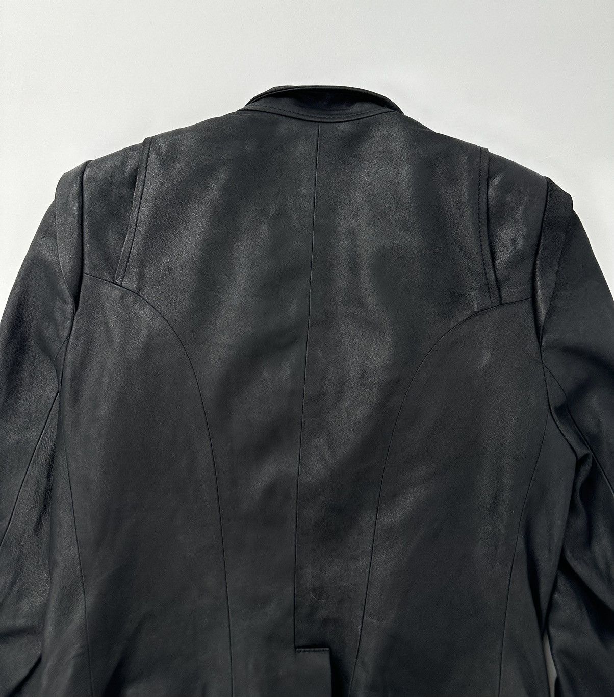 Ann Demeulemeester Ann Demeulemeester Asymmetrical Multi-Zipper Biker Leather Size S / US 4 / IT 40 - 9 Thumbnail