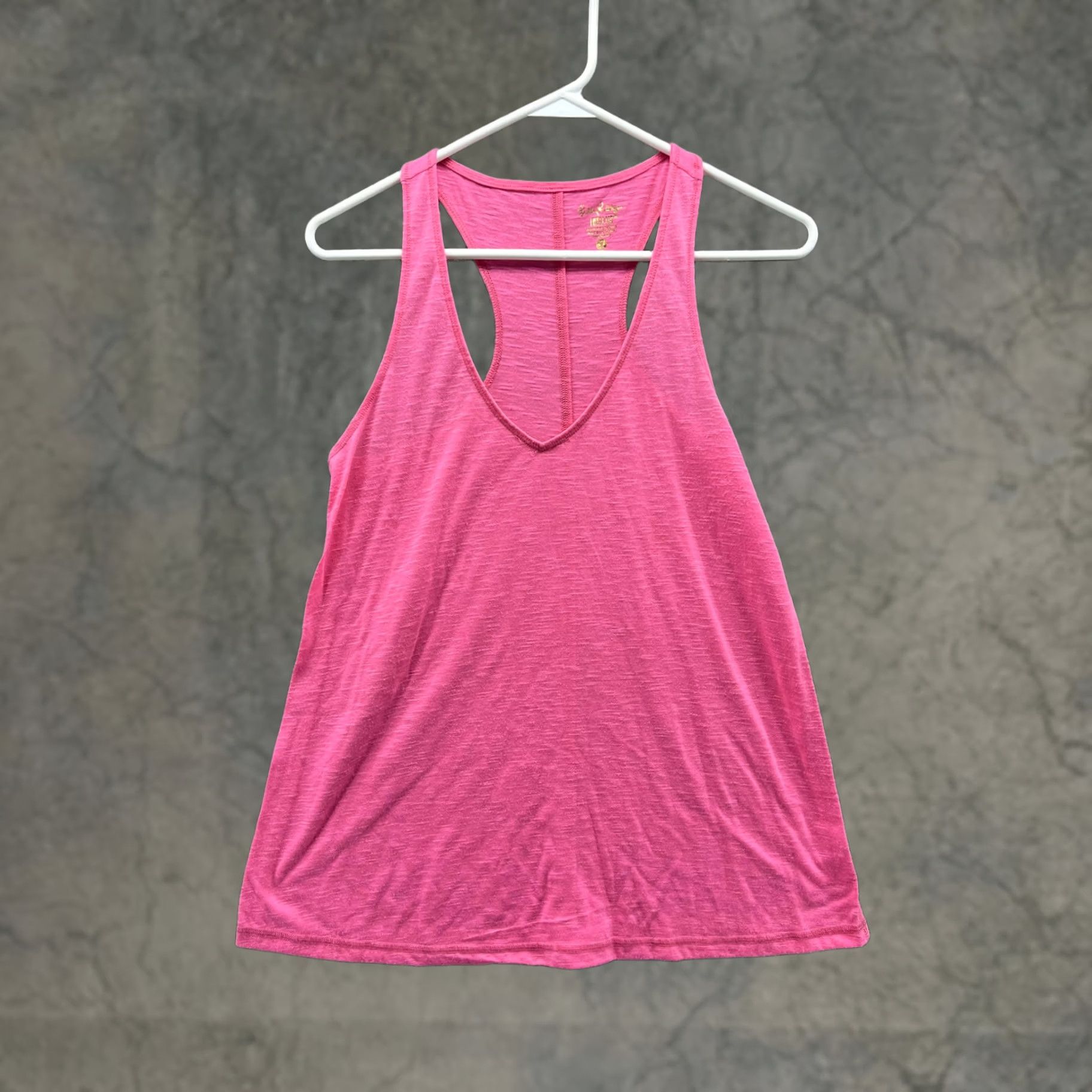 Lilly Pulitzer Lilly Pulitzer Luxletic Tank Top Womens Small Pink Racerback Athletic 24544 Size S / US 4 / IT 40 - 1 Thumbnail