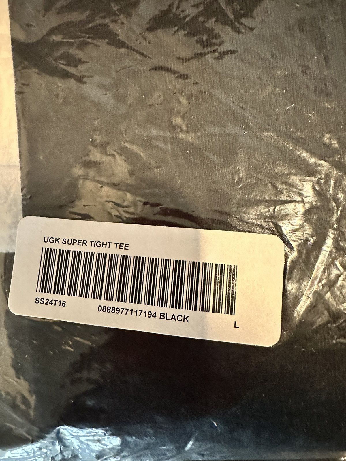 Supreme Supreme x UGK Super Tight Tee in Black Size Large Size US L / EU 52-54 / 3 - 4 Thumbnail