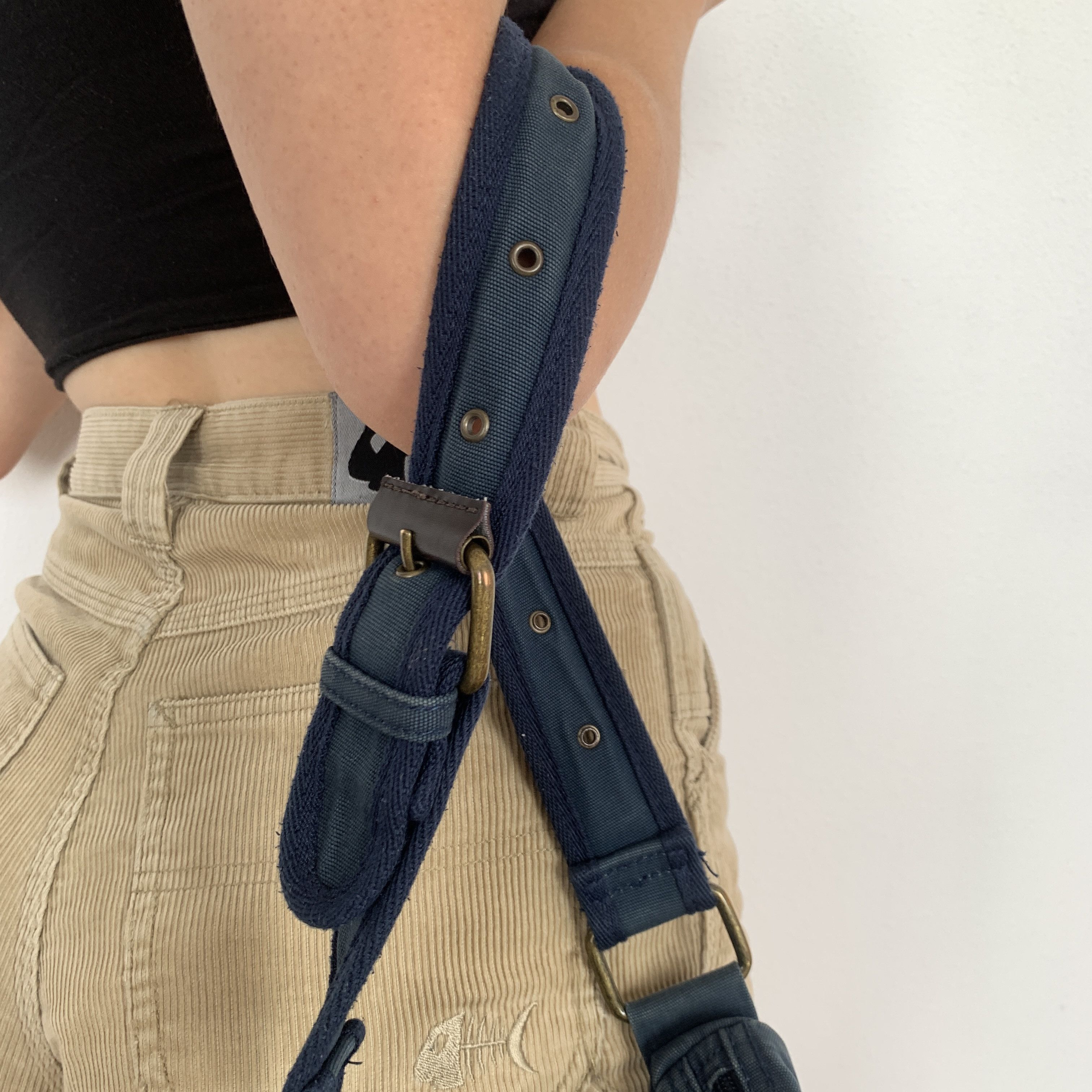 Vintage Vintage Avantgarde Cargo Crossbody Shoulder Blue Bag Size ONE SIZE - 3 Thumbnail