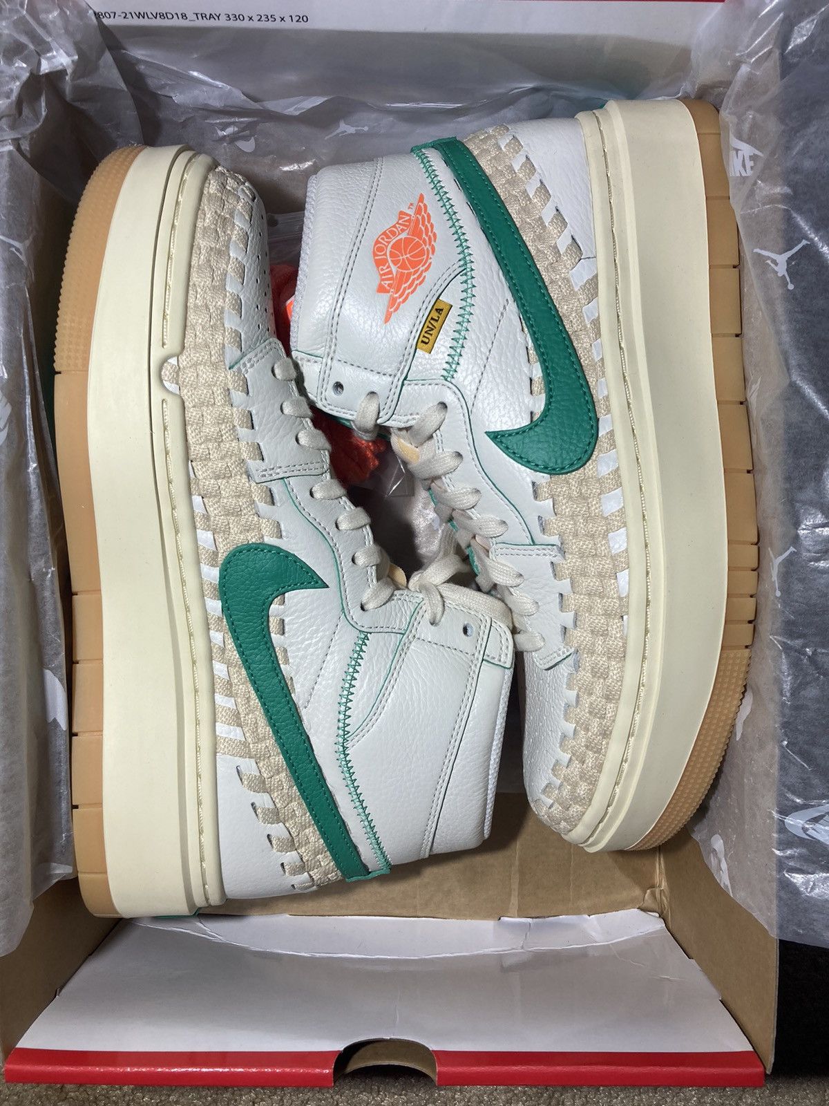 Jordan Brand Nike Jordan 1 Elevate High Union LA Bephies Beauty Supply Size US 9 / IT 39 - 1 Thumbnail