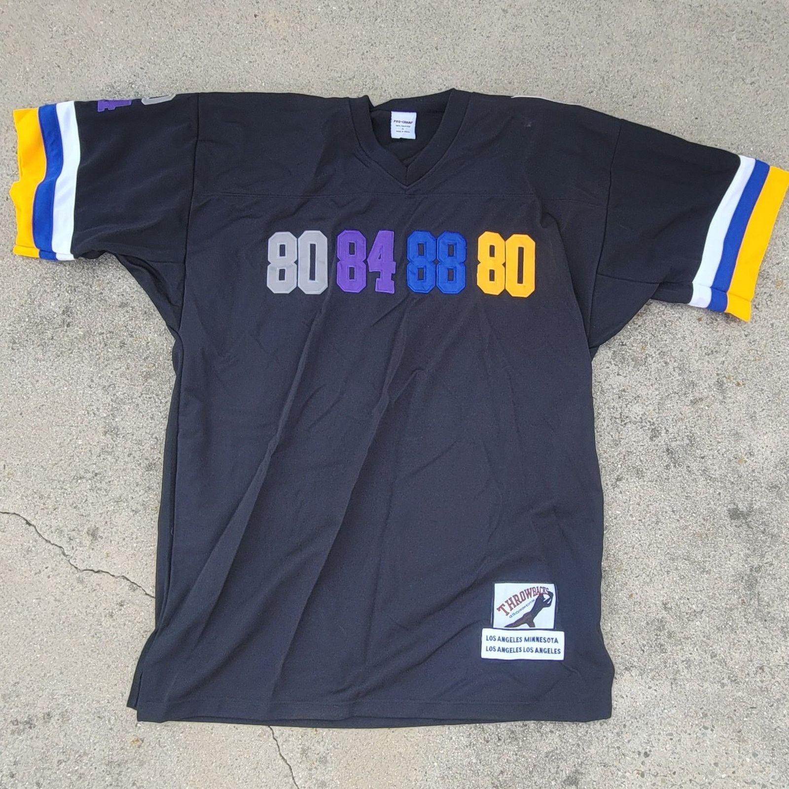 The Unbranded Brand Vtg Pro-Champ Los Angeles Minnesota Throwback Jersey Size US XL / EU 56 / 4 - 2 Thumbnail