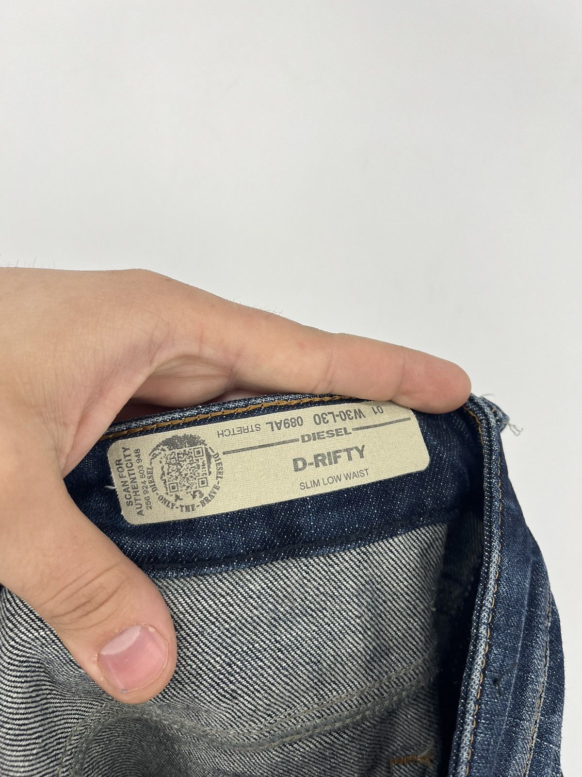 Diesel × Vintage Vintage Y2K Men’s Diesel Distressed Patchwork Denim Jeans Size US 30 / EU 46 - 17 Thumbnail