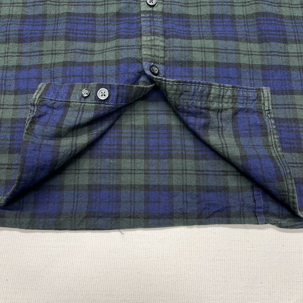 Kenneth Cole Kenneth Cole Reaction Flannel Shirt Button Down Green Blue Size US XL / EU 56 / 4 - 4 Thumbnail