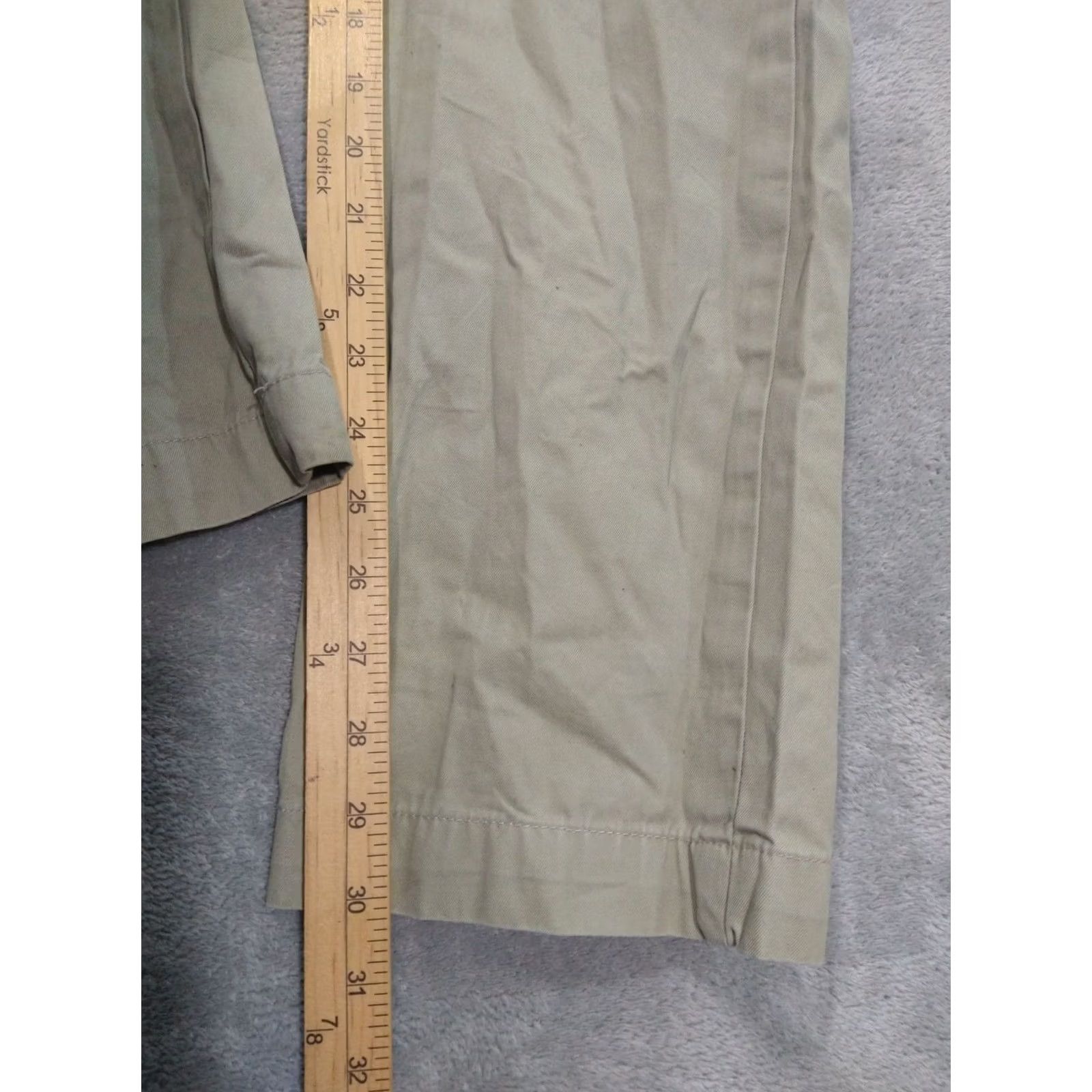 Banana Republic Banana Republic Pants Mens 31x32 Beige Emerson Chino Straight Leg Flat Front Casual Pant Size US 31 - 5 Thumbnail