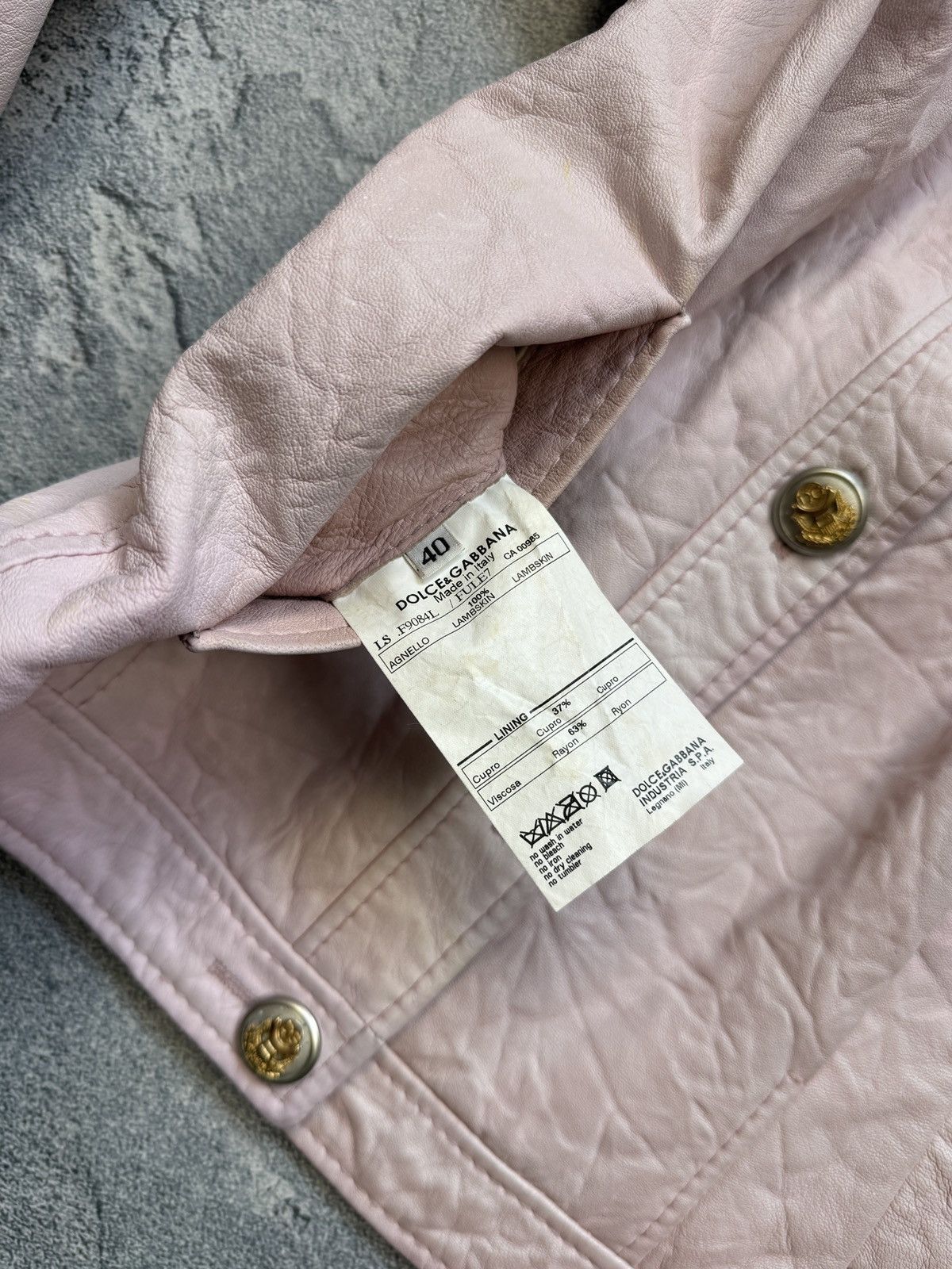 Dolce & Gabbana Dolce&Gabbana Leather Women’s Jacket D&G Very Rare Size40/XS Size S / US 4 / IT 40 - 17 Thumbnail