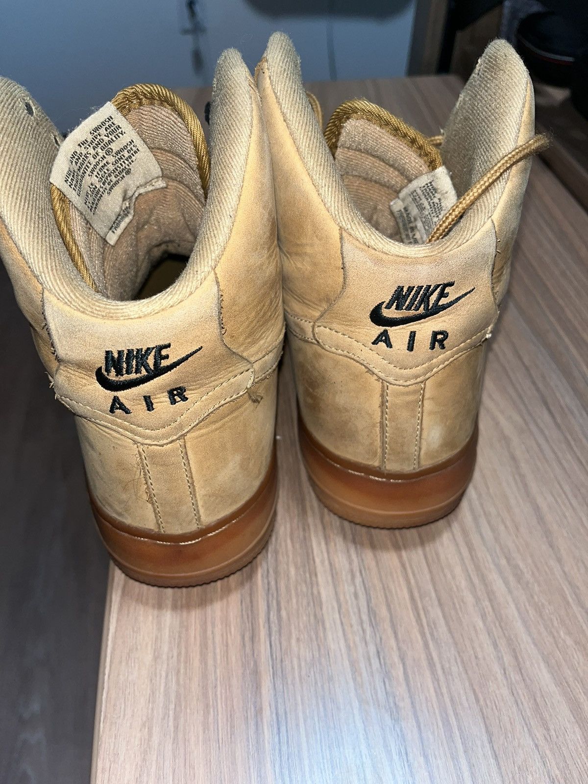 Nike Nike Air Force 1 High Wheat Size US 12 / EU 45 - 4 Thumbnail