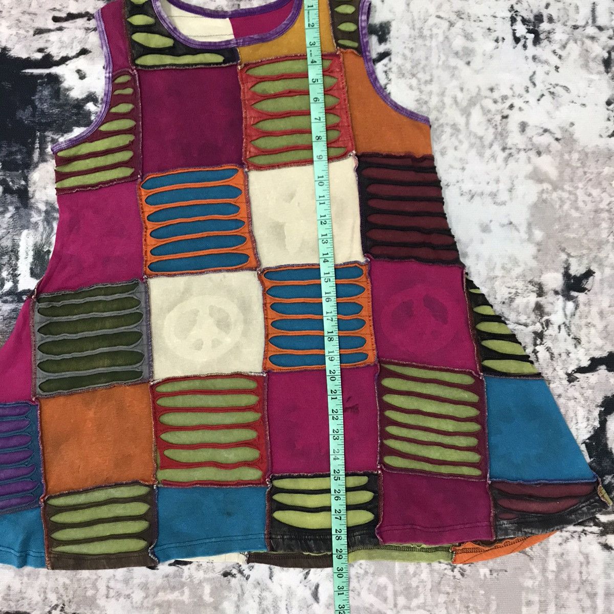 Custommade × Japanese Brand Nepaile Custommade Patchwork Multicolor Sleeveless Dress Size S / US 4 / IT 40 - 12 Thumbnail