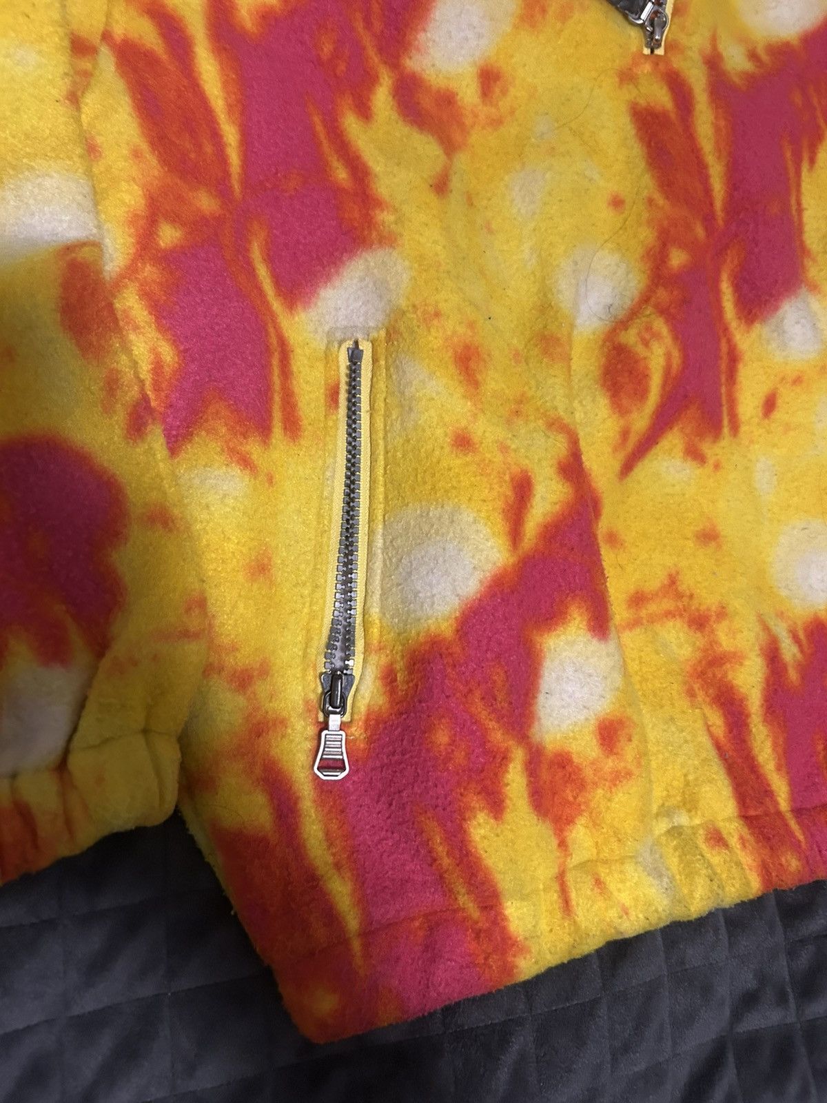 Salomon 90s SALOMON Marble Pattern Fleece Jacket Salomon Size US M / EU 48-50 / 2 - 3 Thumbnail