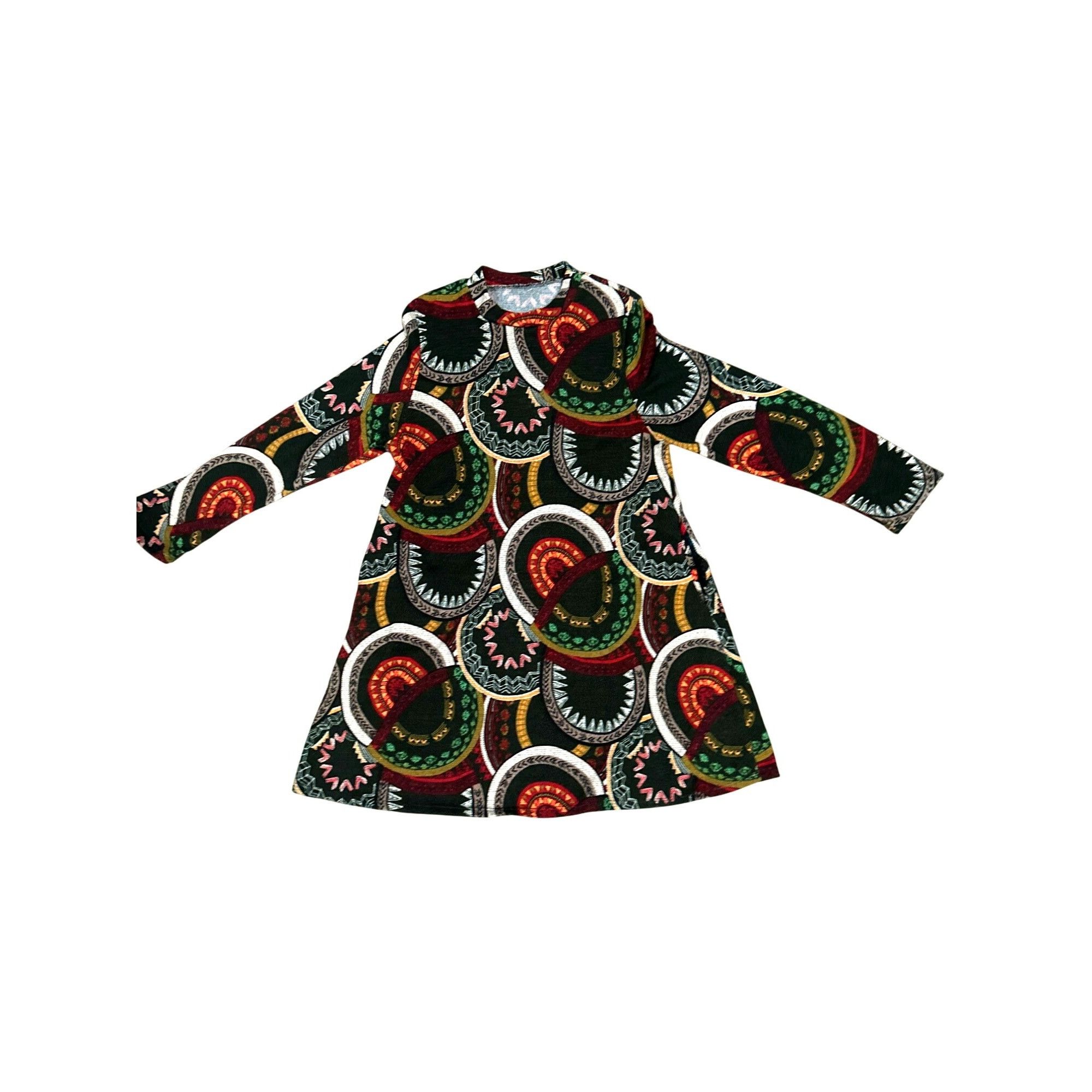 Other CCC Vintage Inspired Long Sleeve A Line Dress Pockets Bold G Size L / US 10 / IT 46 - 5 Thumbnail