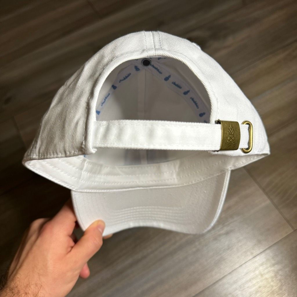 Chubbies Chubbies White Logo Casual Strapback Hat Cap Size ONE SIZE - 6 Thumbnail