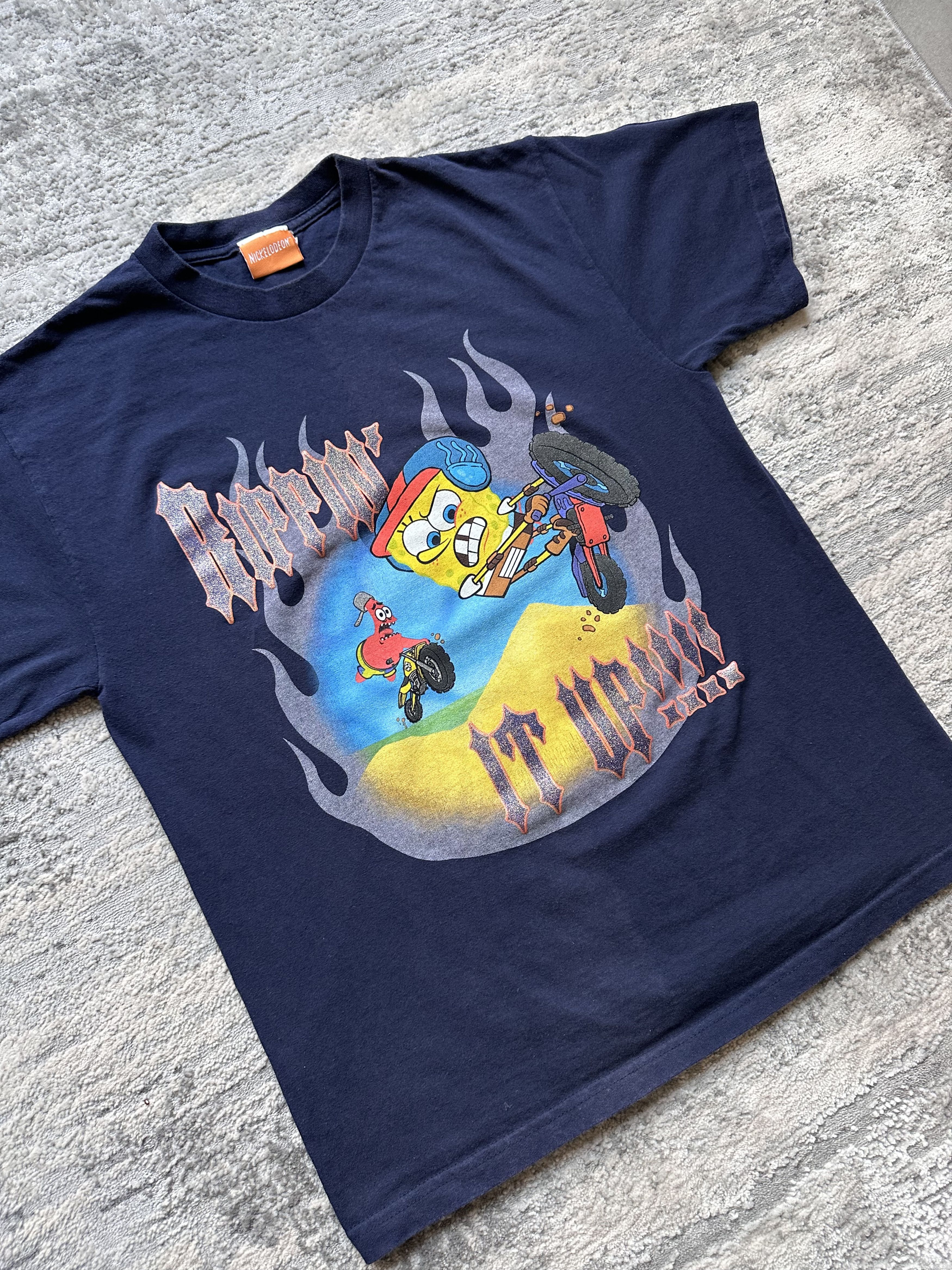 Vintage Spongebob rippin it up vintage t shirt Size US S / EU 44-46 / 1 - 2 Thumbnail