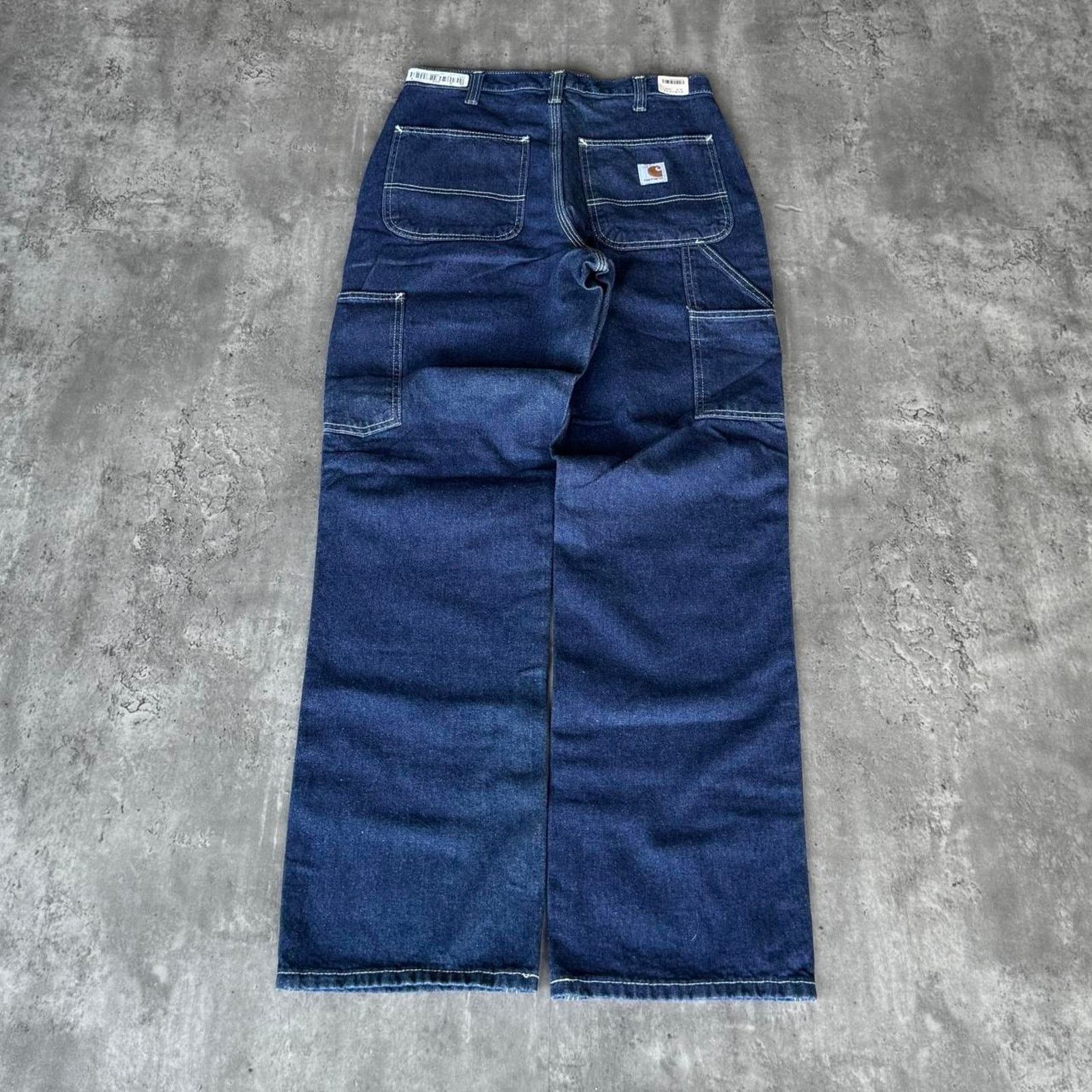 Carhartt × Carhartt Wip × Vintage Vintage Y2K Carhartt Carpenter Baggy Skater Dungaree Jeans Size US 29 - 1 Thumbnail