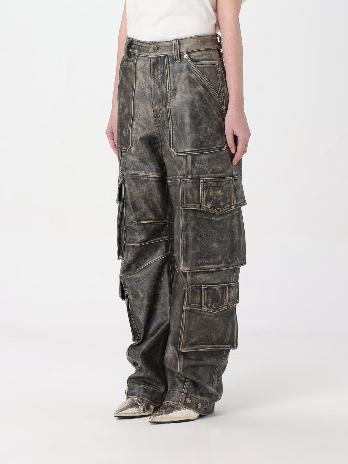 Golden Goose o1y0725 Cargo Pant in Lead Size 26" / US 2 / IT 38 - 2 Thumbnail