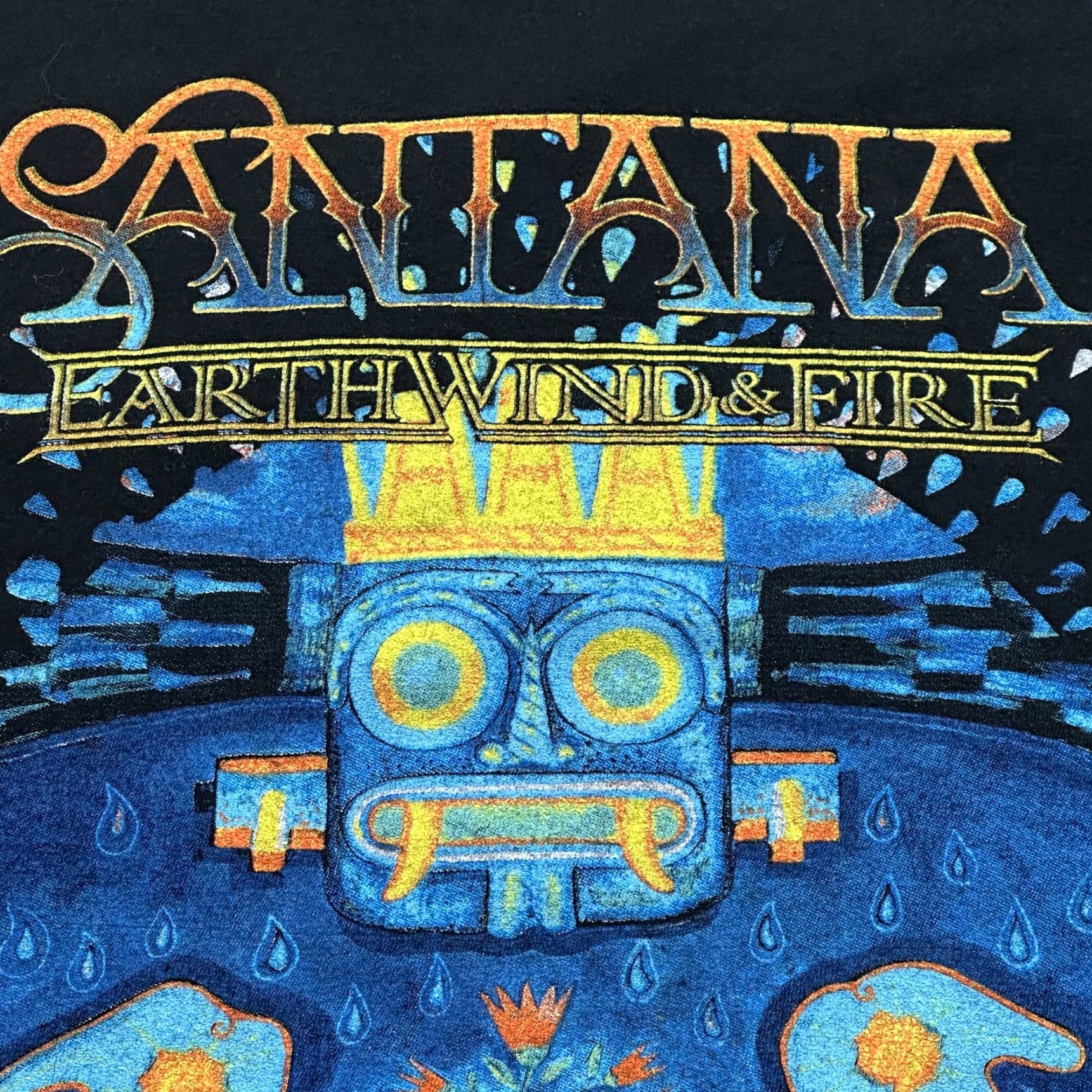 Vintage VINTAGE Carlos Santana Shirt Womens 2X Earth Wind Fire Miraculous Supernatural Tour 2022 Size XXL / US 16-18 / IT 52-54 - 3 Thumbnail
