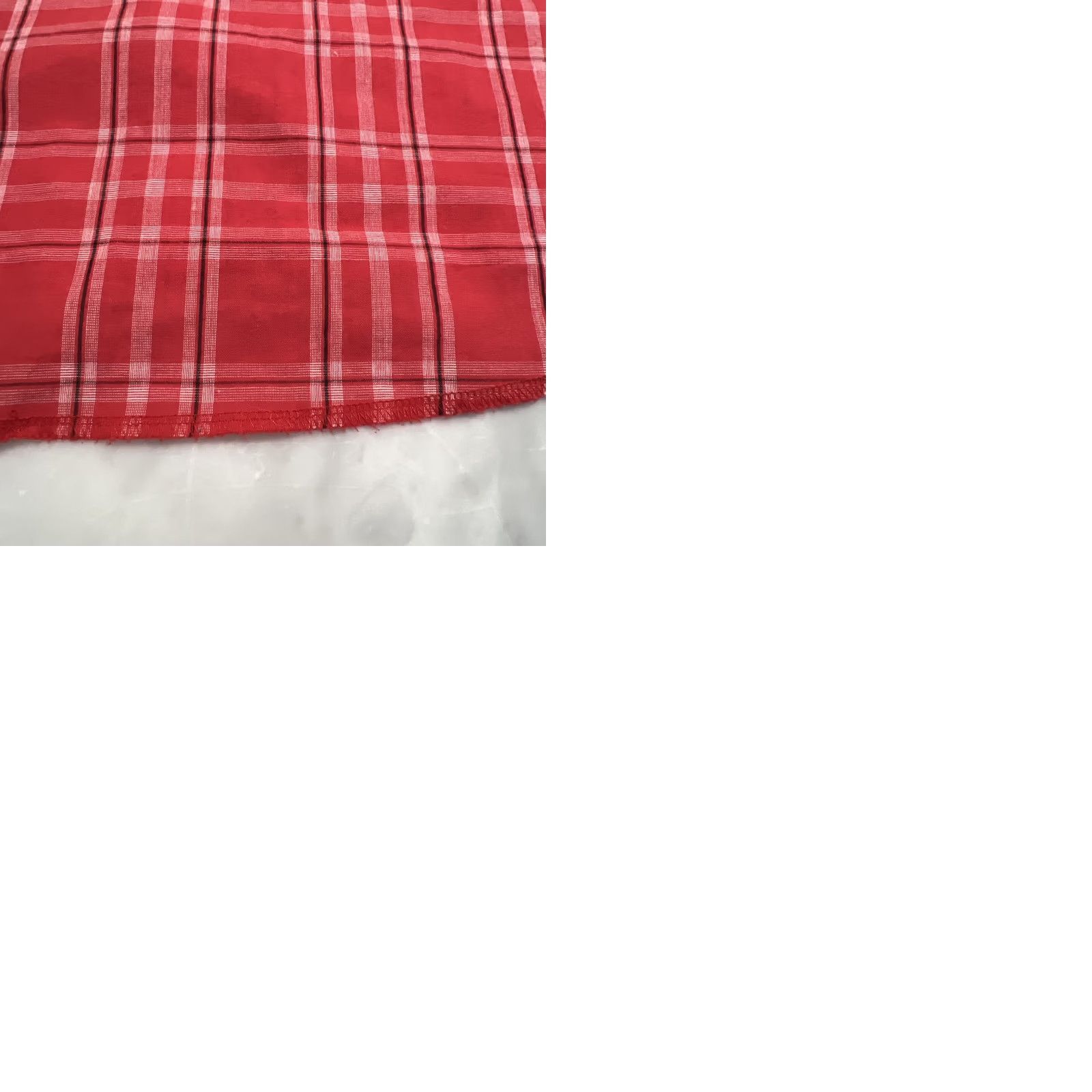 Wrangler VINTAGE Wrangler Western Pearl Snap Shirt Men’s 17.5x36 Tall Lightweight Rancher Red Plaid Long Sleeve Button-Up Cowboys Western Mens Shirt Size US XXL / EU 58 / 5 - 9 Thumbnail