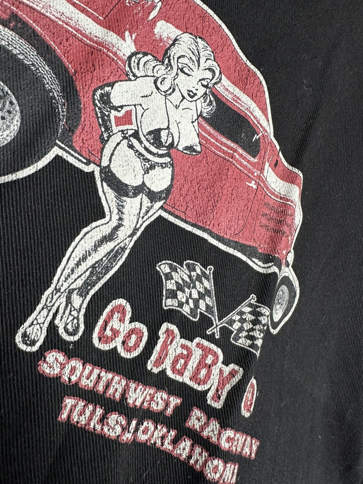 NASCAR Speed Cowboy Go Baby Go Racing Jacket Size US XL / EU 56 / 4 - 12 Thumbnail