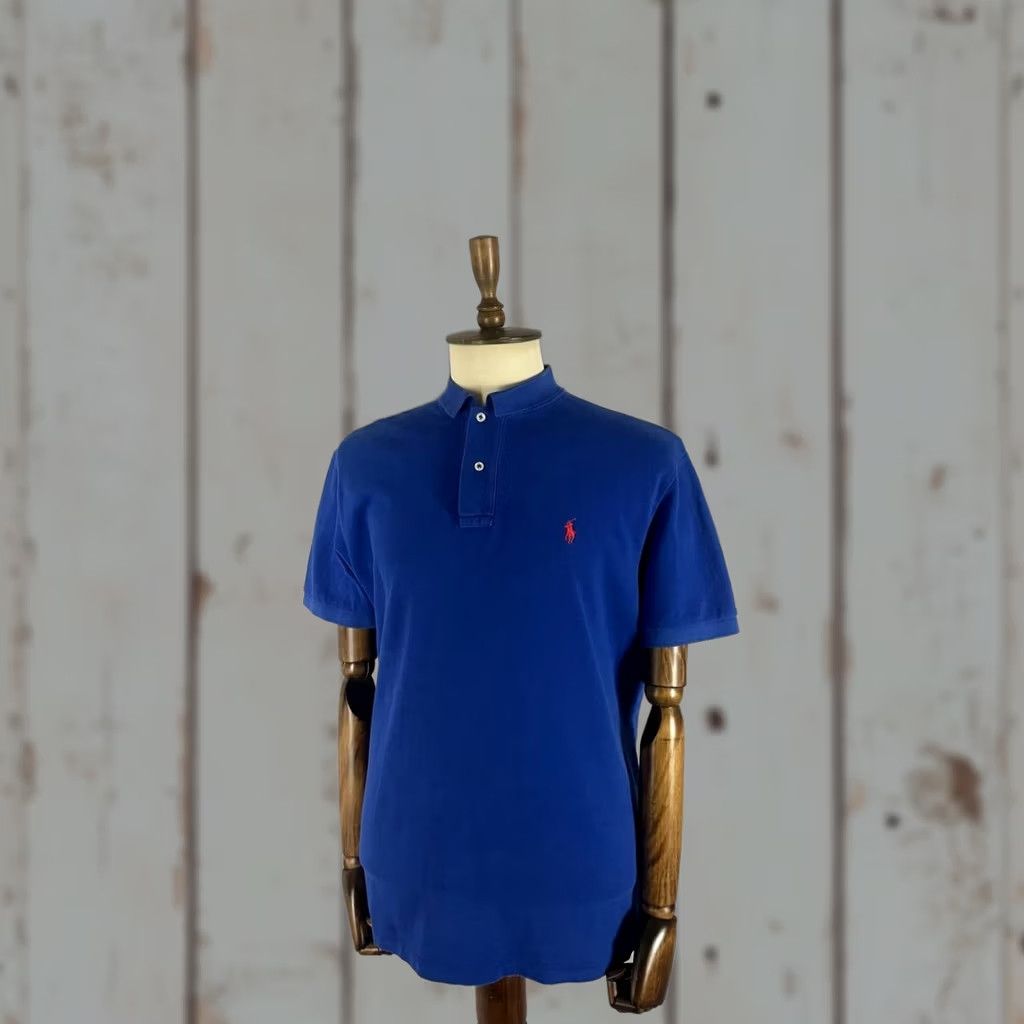 Polo Ralph Lauren Polo Ralph Lauren Mens Golf Shirt Size L Blue Cotton Short Sleeve Size US L / EU 52-54 / 3 - 1 Thumbnail