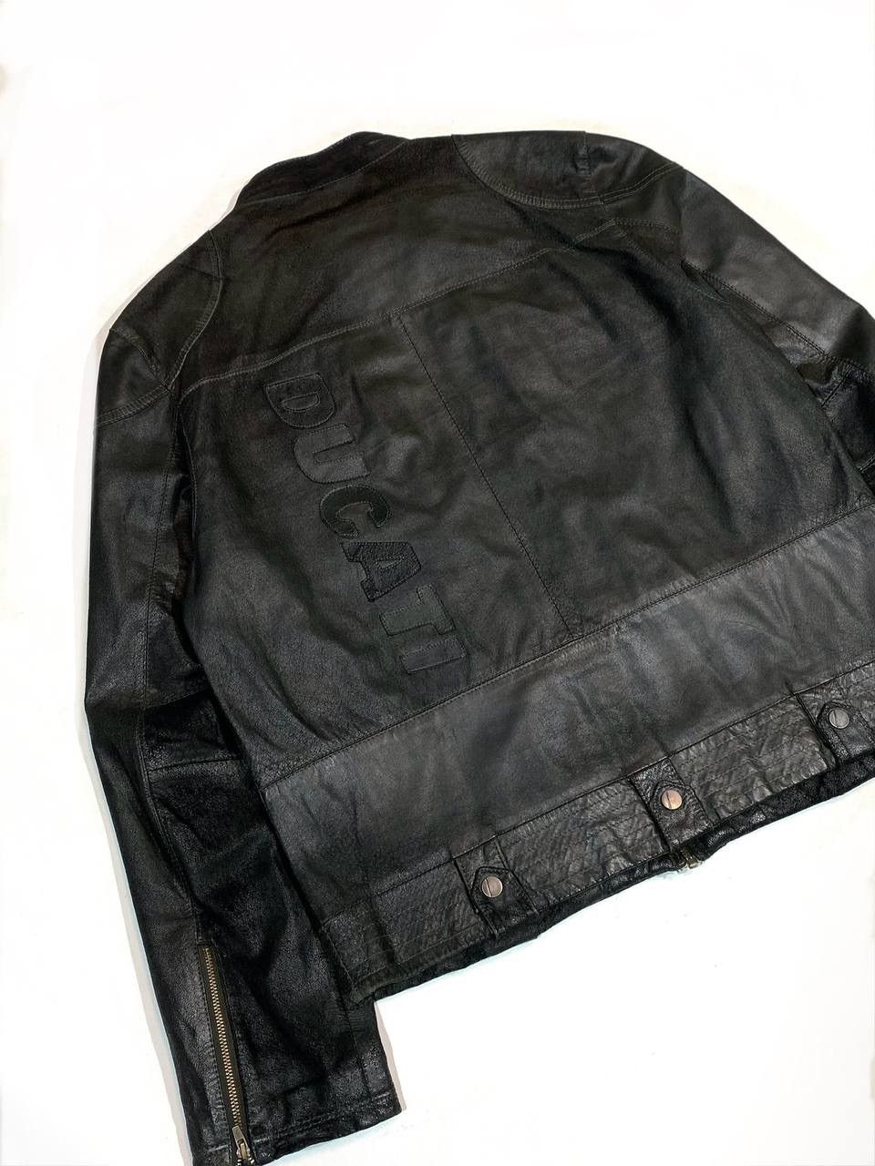 Puma Puma Ducati Men Black Moto Leather Jacket Racing Size US M / EU 48-50 / 2 - 13 Thumbnail