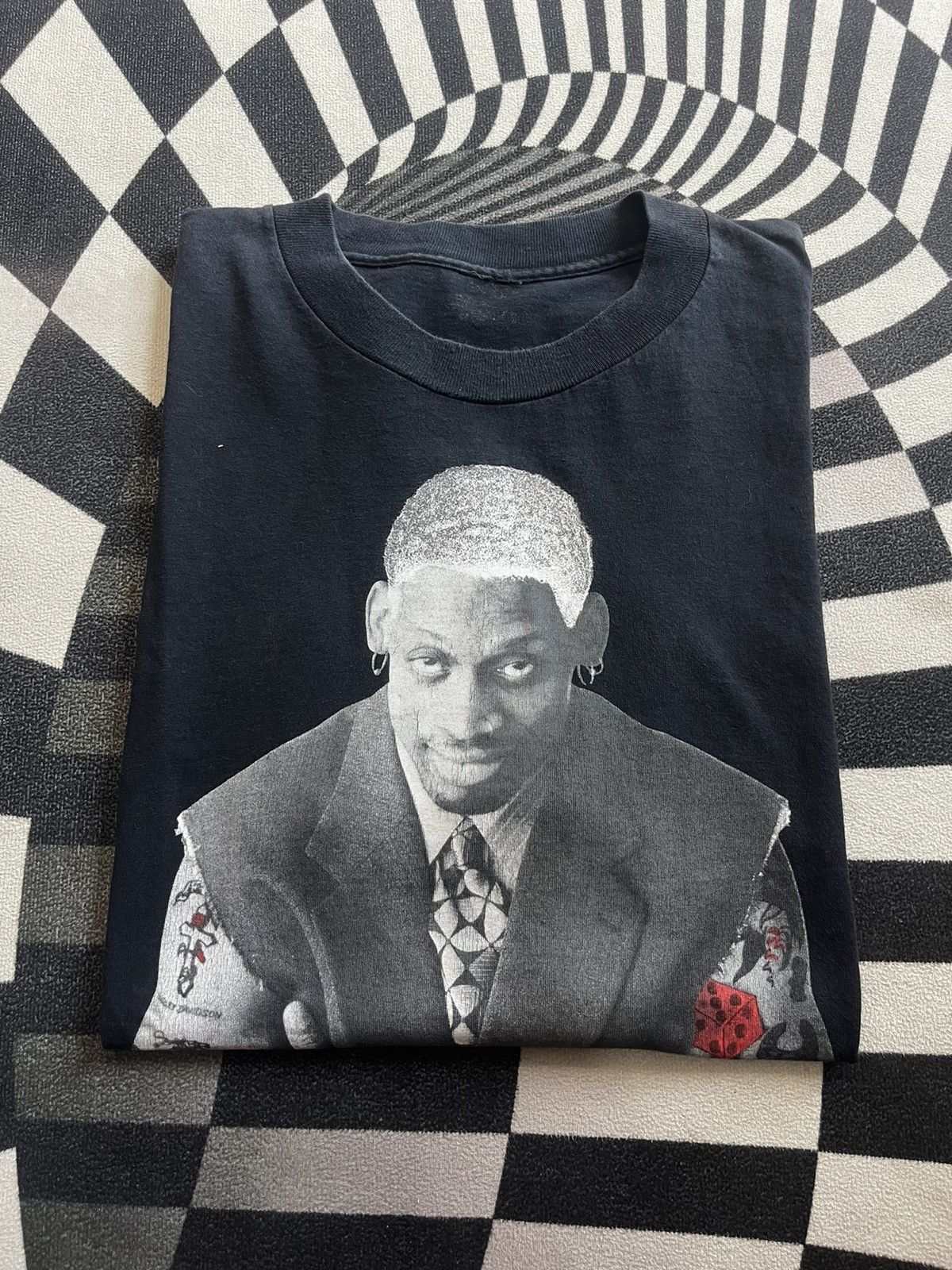 NBA Vintage Dennis Rodman CHAIRMAN OF THE BOARDS 1996’s Photo Size US XL / EU 56 / 4 - 1 Thumbnail