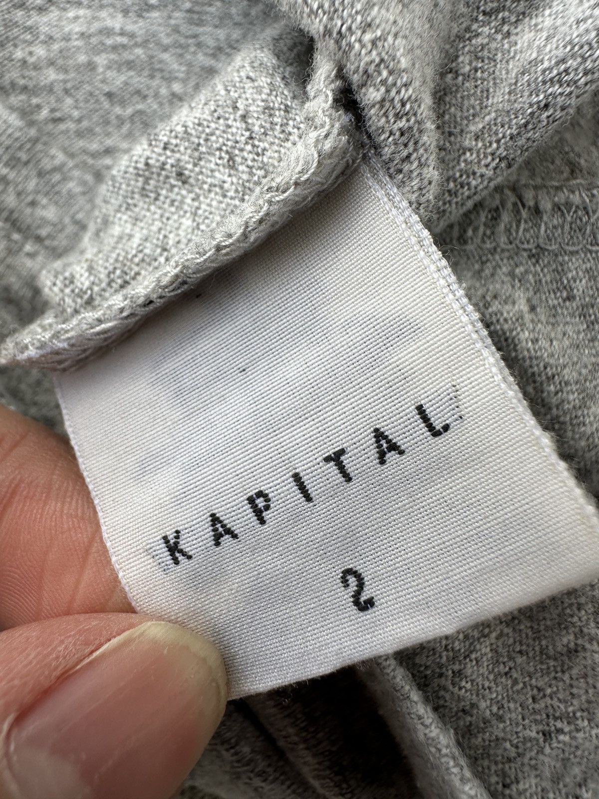 Kapital Kountry Indigenous Flames Skull Smiley face graphic tee Size US M / EU 48-50 / 2 - 5 Thumbnail