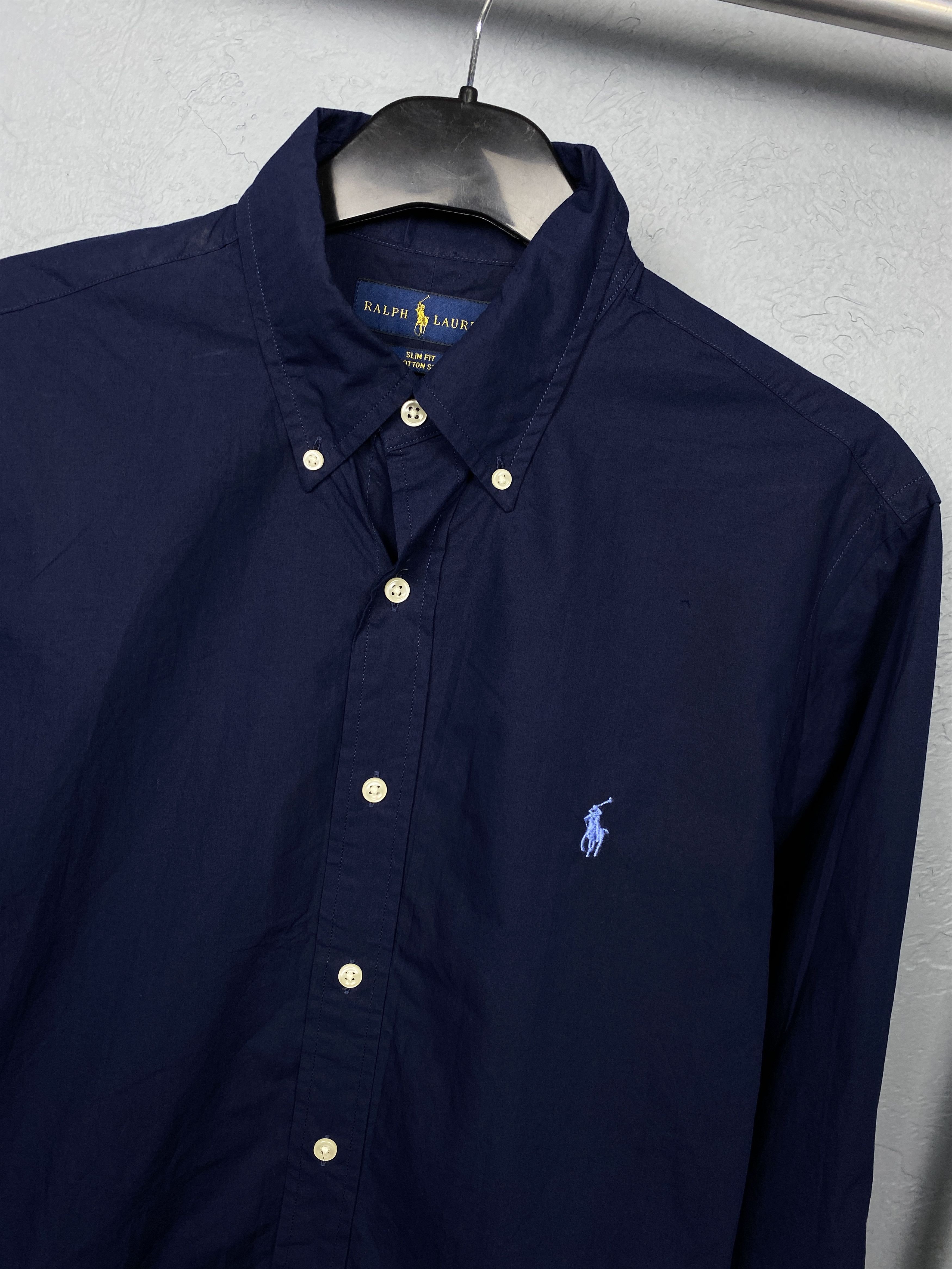 Polo Ralph Lauren Polo Ralph Lauren Vintage Mens Long Sleeve Shirt Size US M / EU 48-50 / 2 - 2 Thumbnail