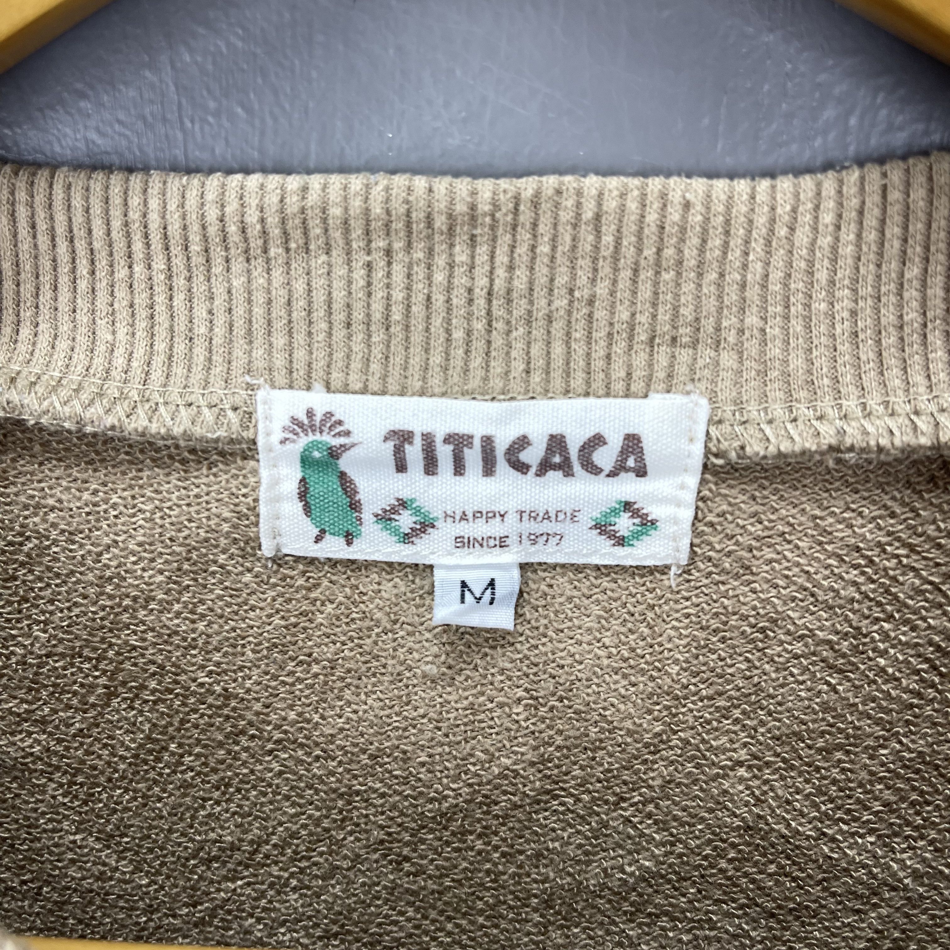 Japanese Brand TITICACA Crew Neck Sweatshirt #1975/12 Size US M / EU 48-50 / 2 - 4 Thumbnail