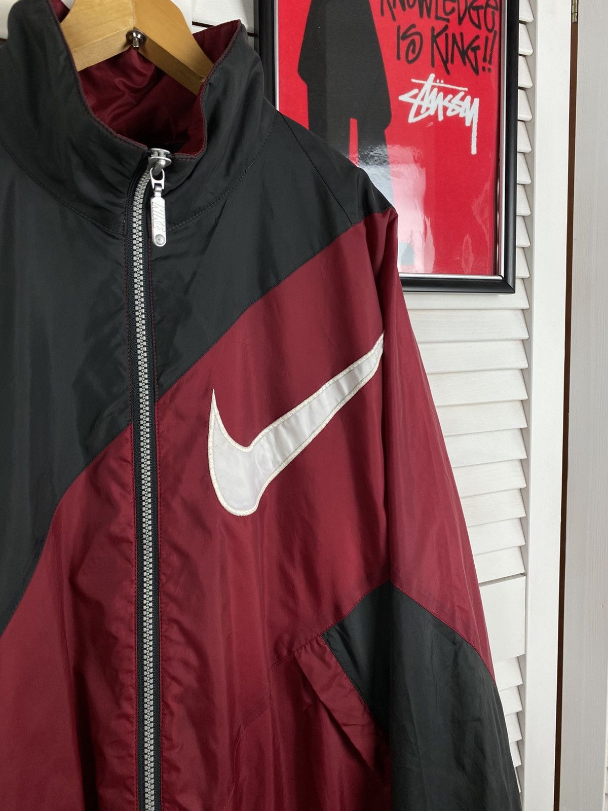Nike Vintage 90s Zip Up Jacket Olympic Windbreaker Swoosh Nylon Size US M / EU 48-50 / 2 - 3 Thumbnail
