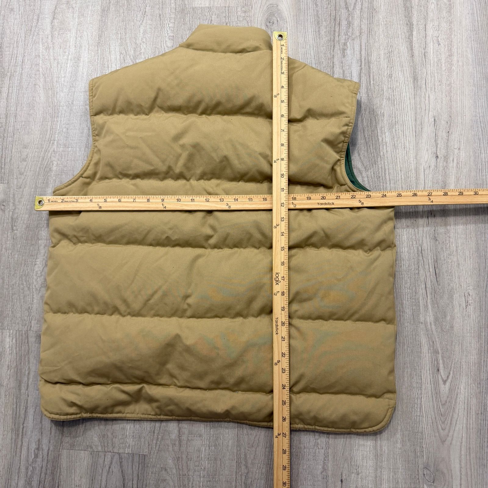 Vintage Vintage Academy Broadway Goose Down Vest Men's XL Tan 1980s Size US XL / EU 56 / 4 - 7 Thumbnail