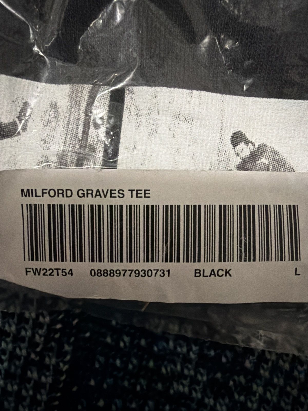 Supreme Supreme Milford Graves Tee FW22 Size US L / EU 52-54 / 3 - 4 Thumbnail