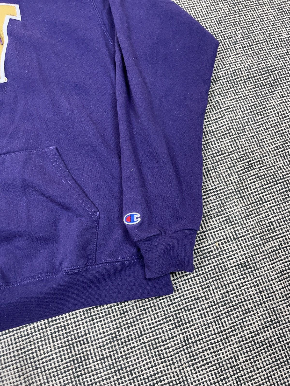 Champion ➕ y2k vintage champion 💜 purple Washington university hoodie Size US L / EU 52-54 / 3 - 3 Thumbnail