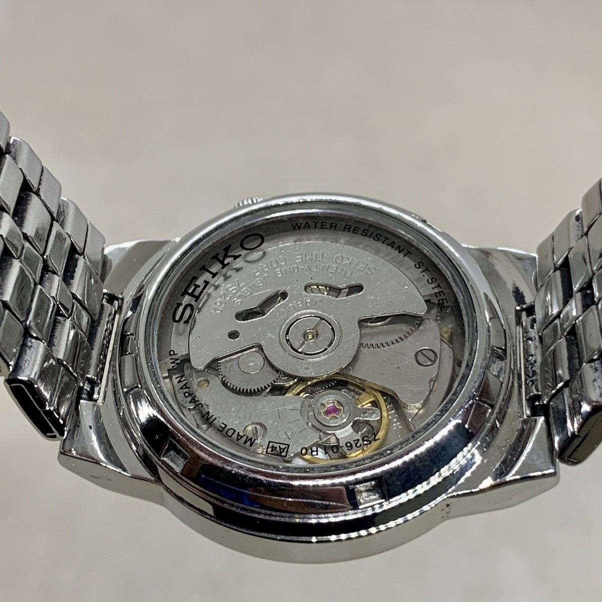 Japanese Brand × Seiko × Vintage Rare❗️Vintage Seiko 5 Skeleton Full Original Size 36 - 4 Thumbnail
