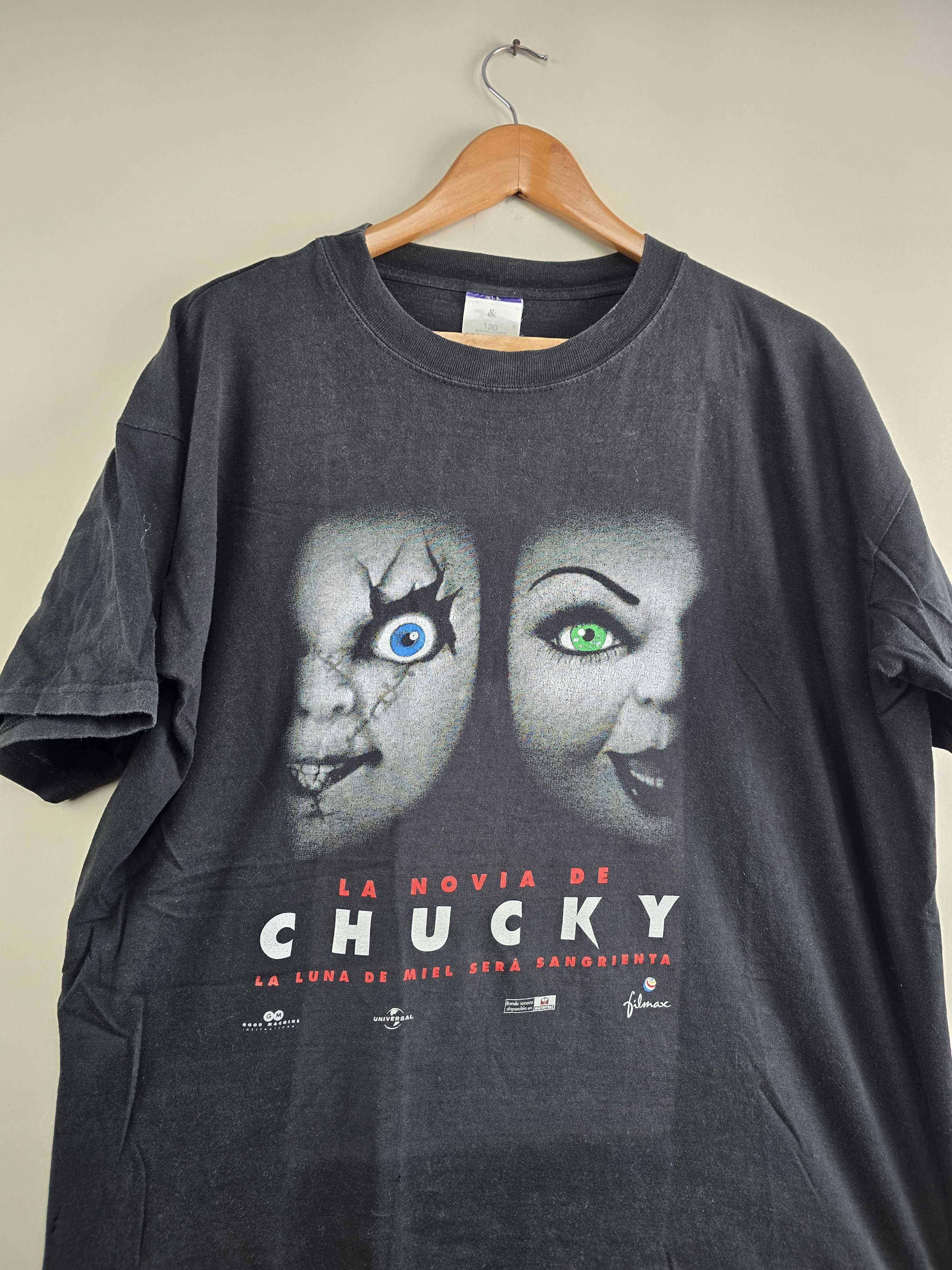 Vintage 1998 Chucky Chucky's Bride Horror Movie tee XL 23" 27" Size US XL / EU 56 / 4 - 2 Thumbnail