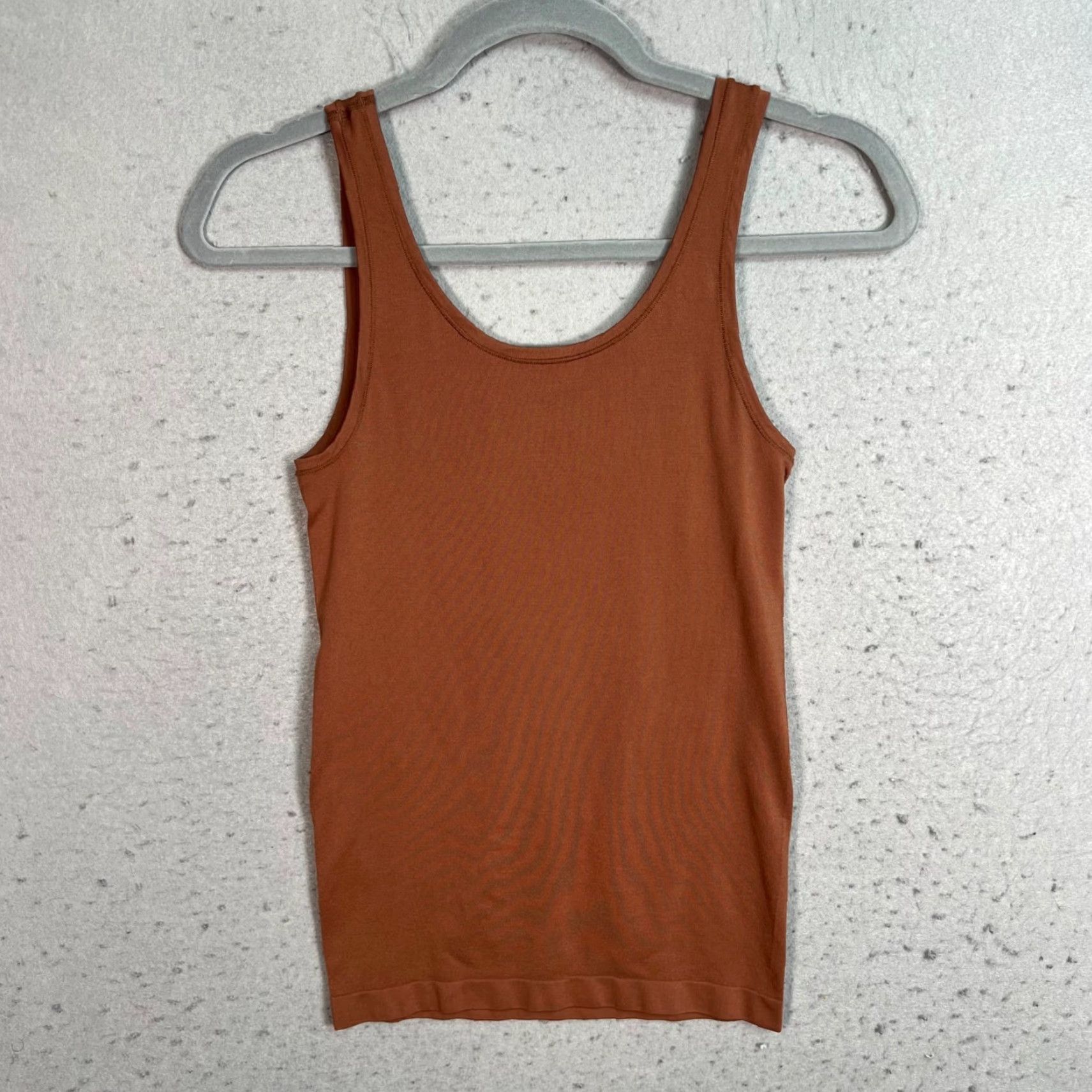 Nordstrom NORDSTROM Womens XS Brown Tank Top Nylon Spandex Sleeveless Pullover Size XS / US 0-2 / IT 36-38 - 2 Thumbnail