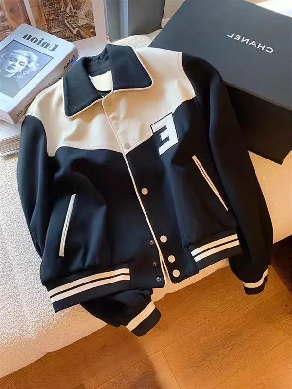 VIBE Vintage Patchwork Casual L Baseball Jacket Size US L / EU 52-54 / 3 - 7 Thumbnail