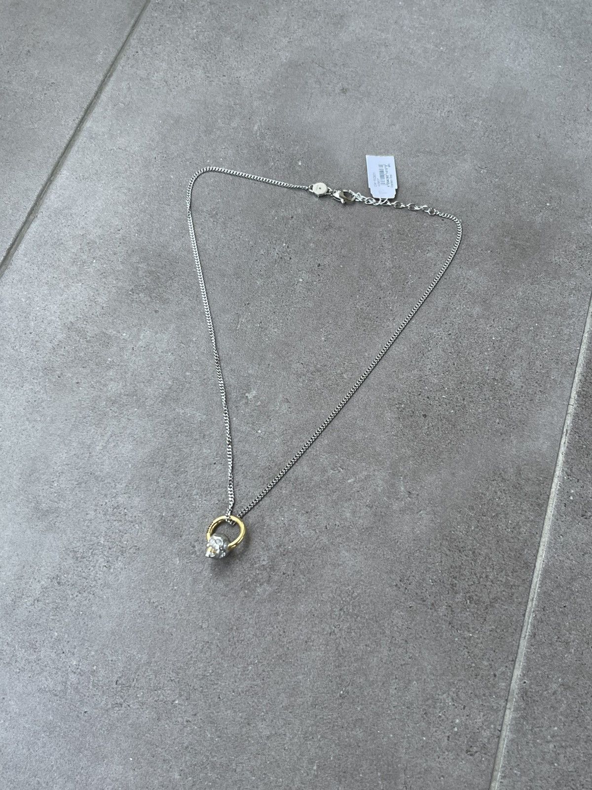 Diesel !DS! SS23 Diesel Skull Silver Necklace Size ONE SIZE - 4 Thumbnail