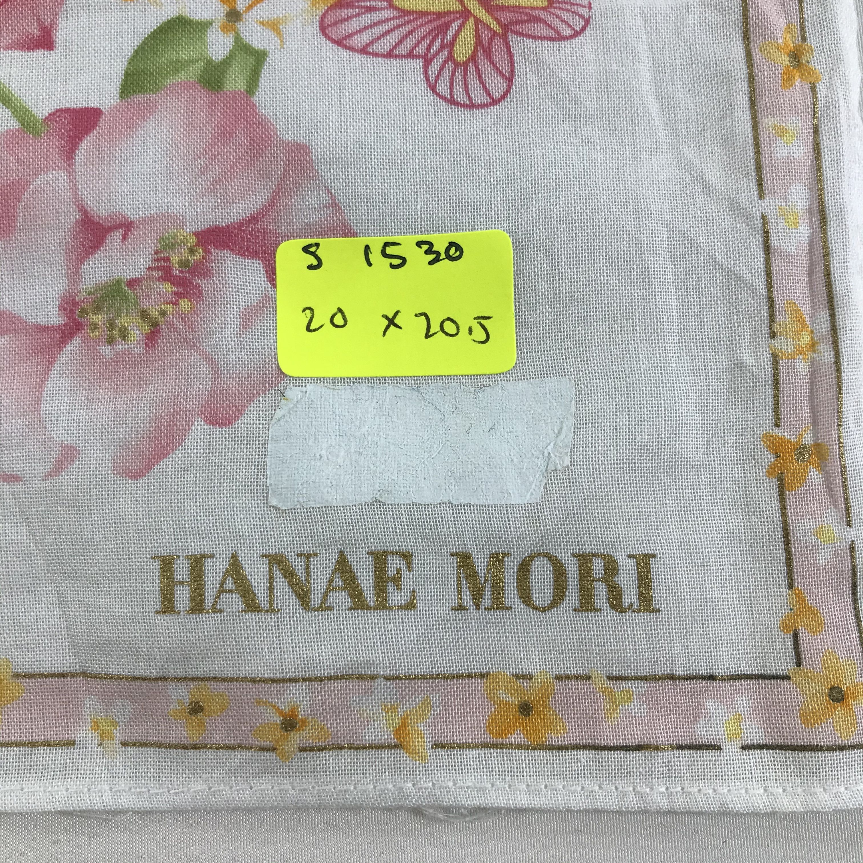 Hanae Mori × Vintage Hanae Mori Bandana / Handkerchief / Neckerchief - S1530 Size ONE SIZE - 5 Thumbnail
