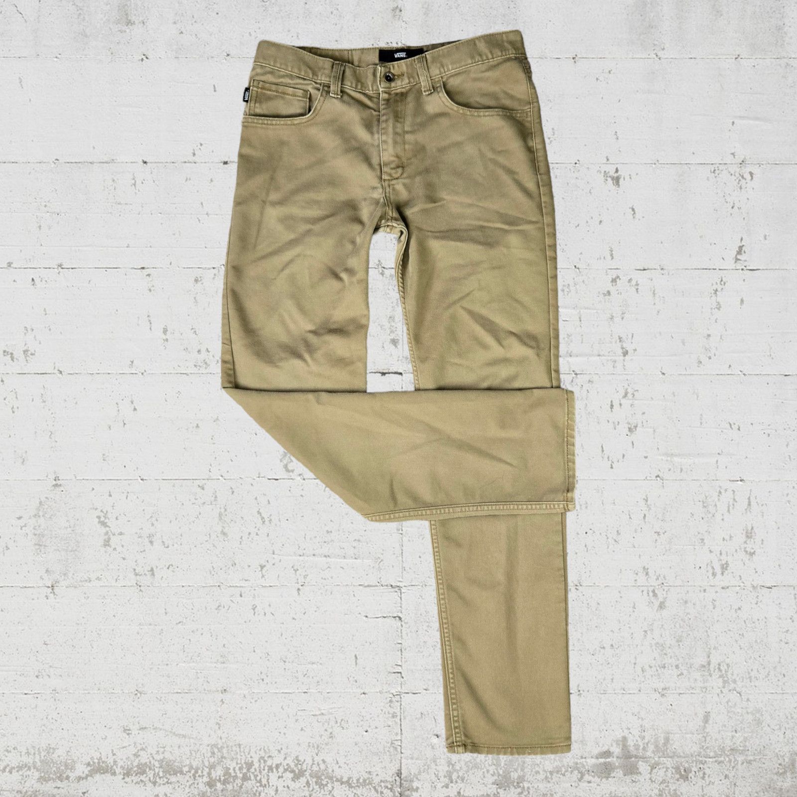 Vans Vans Khaki Slim Tapered Low Rise Jeans Size 30 Size US 30 / EU 46 - 2 Thumbnail