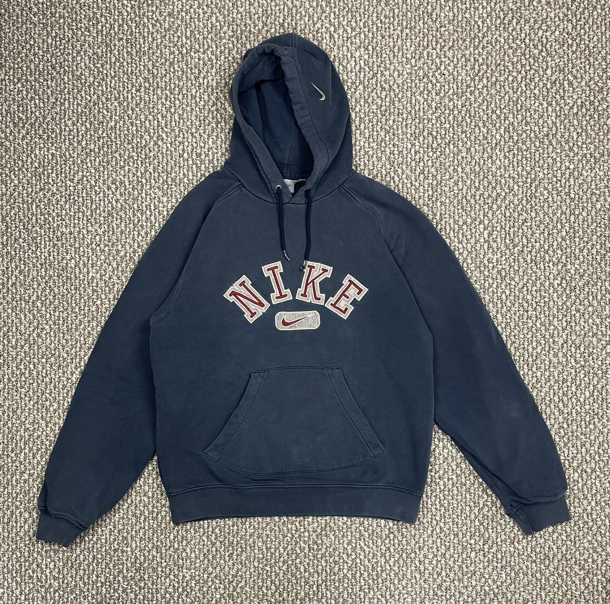 Vintage Y2K Nike Swoosh Spell Out Logo Hoodie Sweater Hype