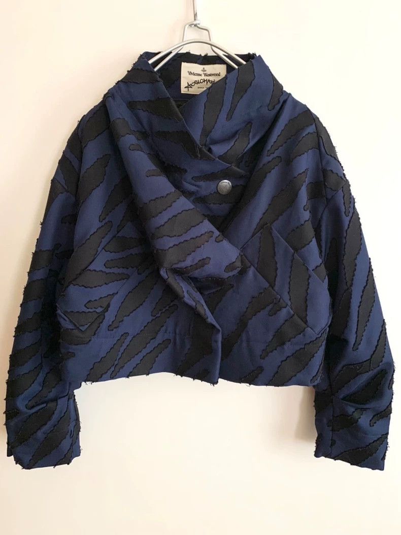 Vivienne Westwood Vivienne Westwood Zebra print embossed stand collar jacket Size XS / US 0-2 / IT 36-38 - 2 Thumbnail