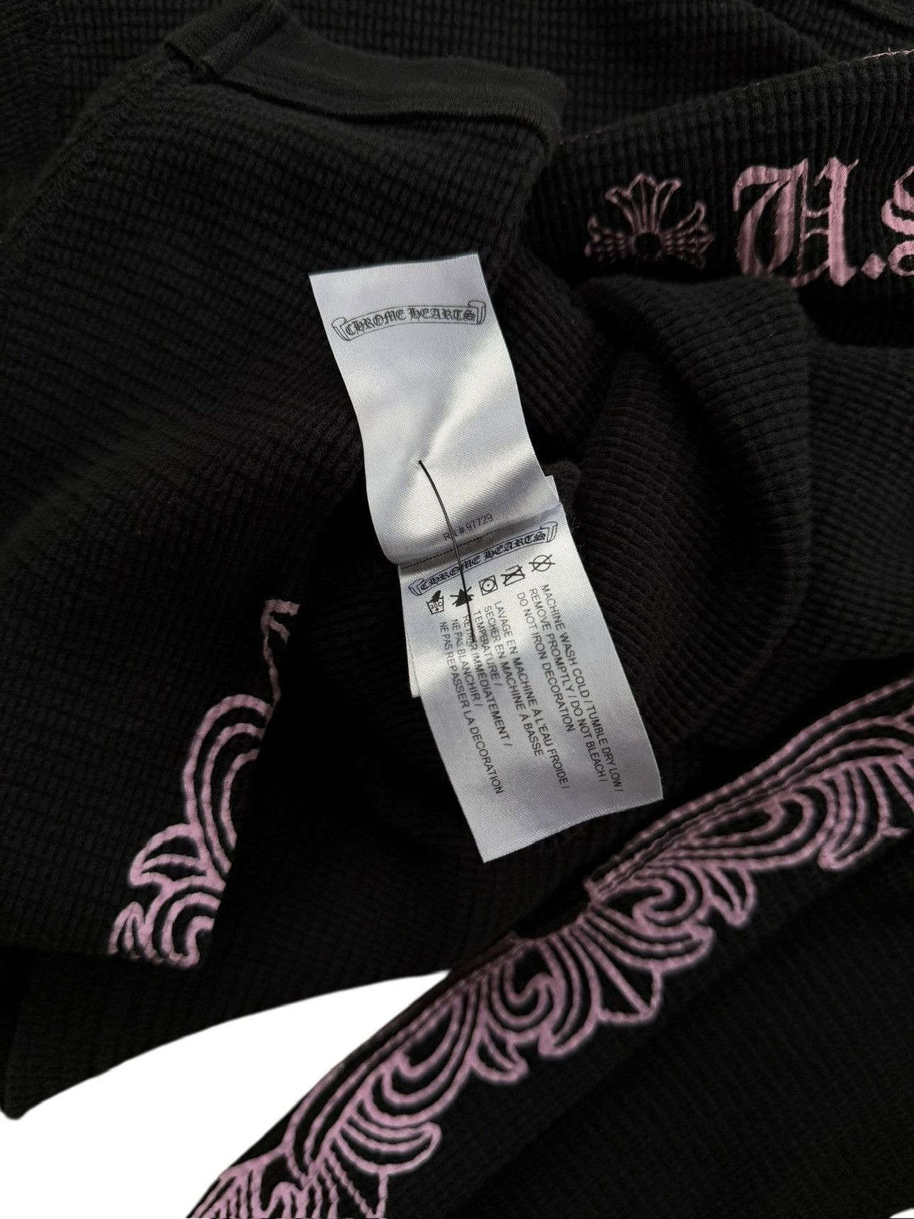 Chrome Hearts Chrome Hearts Matty Boy Black Pink Thermal Size US L / EU 52-54 / 3 - 19 Thumbnail
